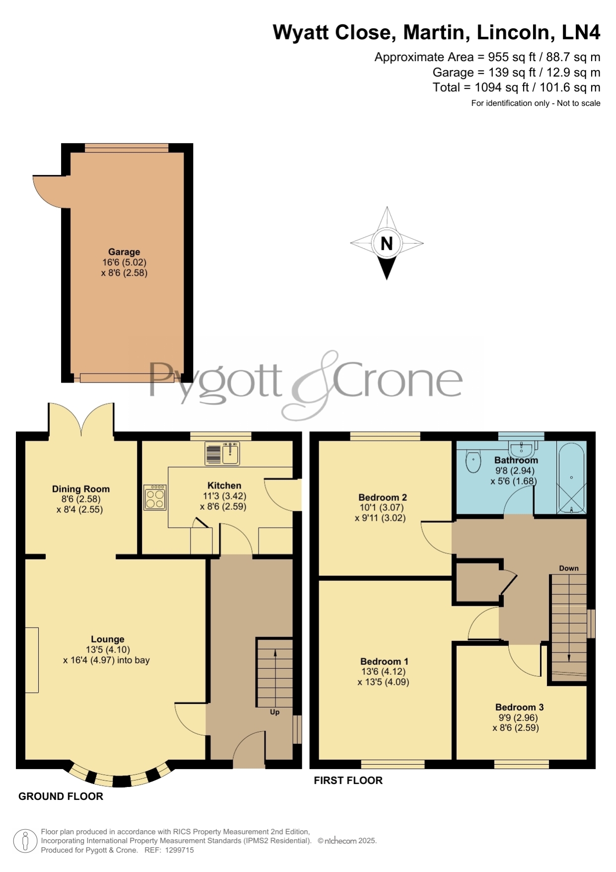 1, Wyatt Close, Lincoln floorplan