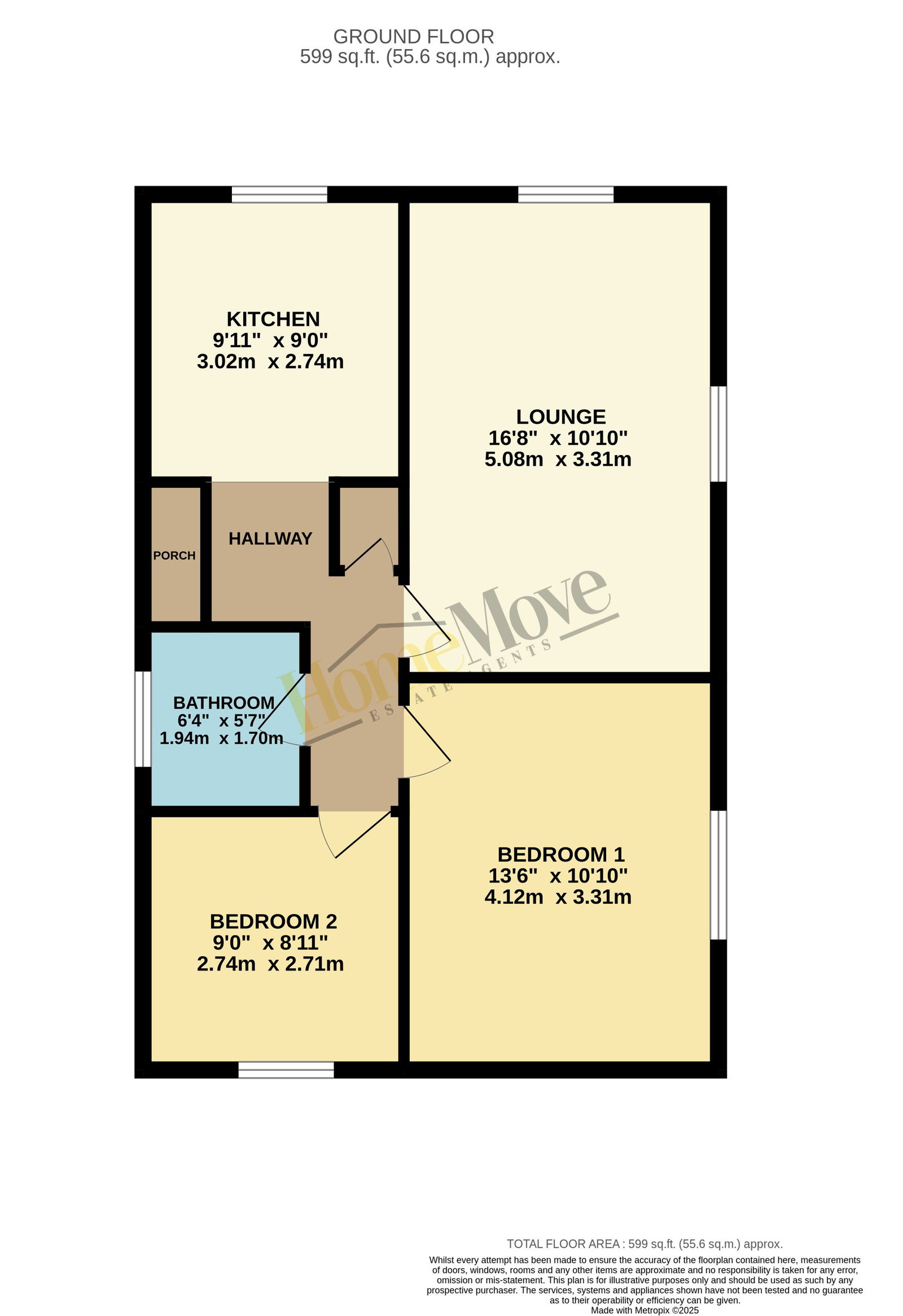 1, Perth Close, Skegness floorplan
