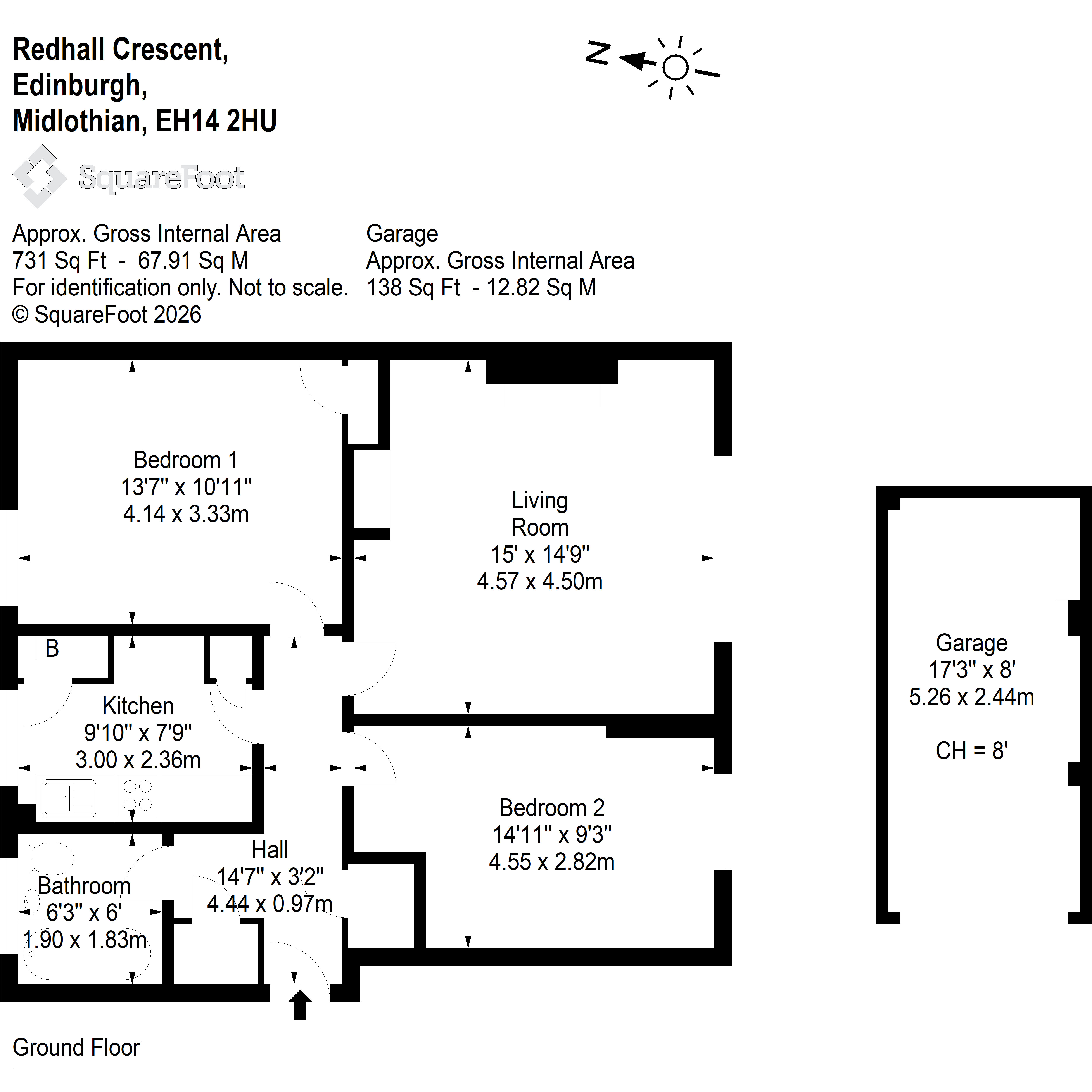 39/2, Redhall Crescent, Edinburgh floorplan