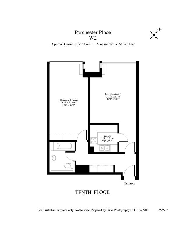 1 Bedrooms Flat to rent in Porchester Place, Hyde Park W2