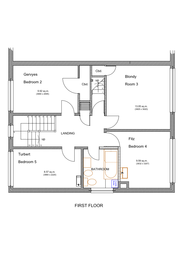 54, Union Road, Exeter floorplan