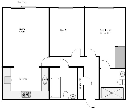 10 Valencay, West Quay, Newhaven floorplan