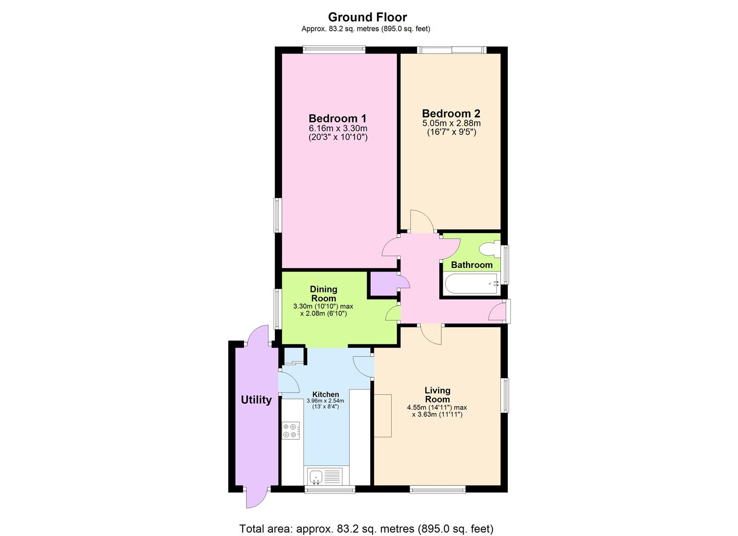 Summerhouse Road, Wroughton, Swindon SN4, 2 bedroom property for sale