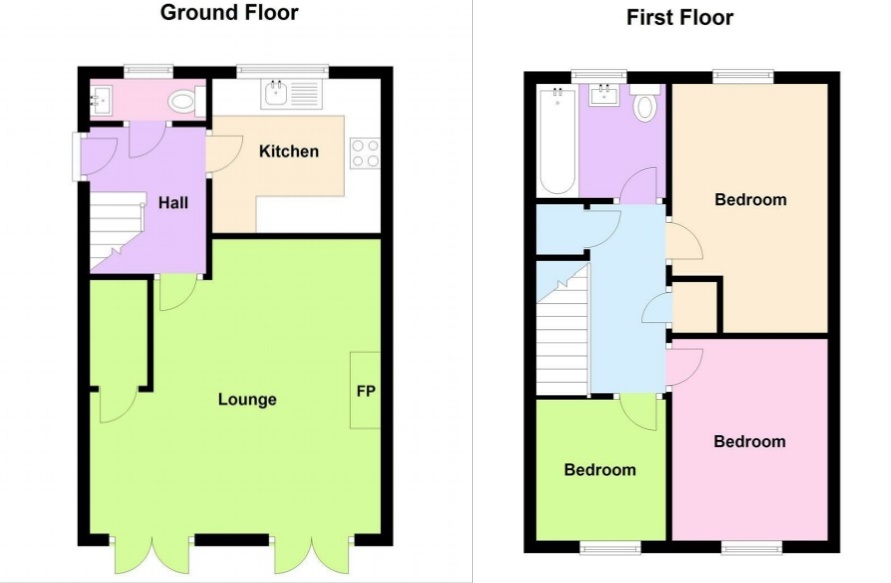 43, Honeyborough Grove, Milford Haven floorplan