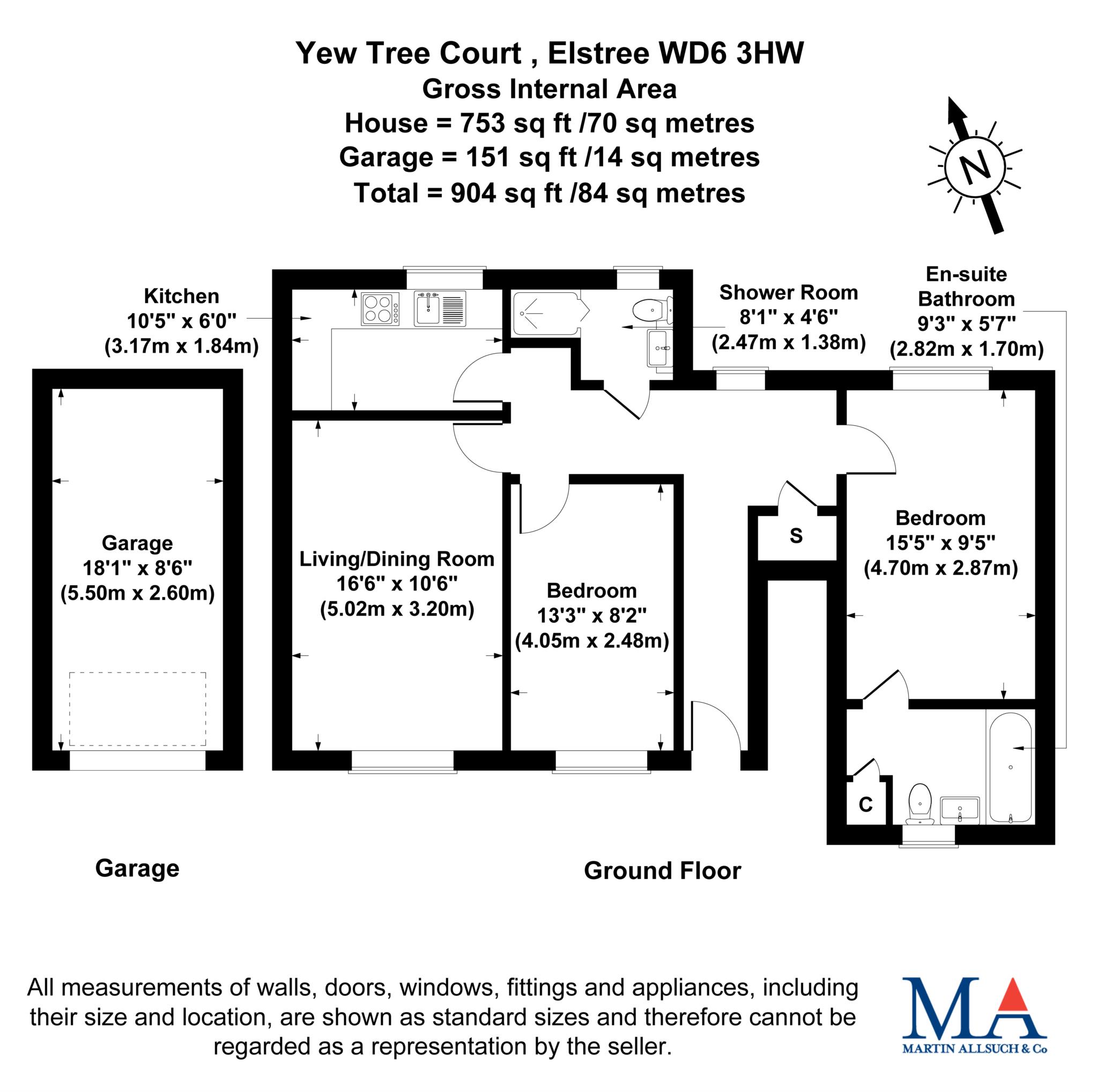 3, Yew Tree Court, Borehamwood floorplan