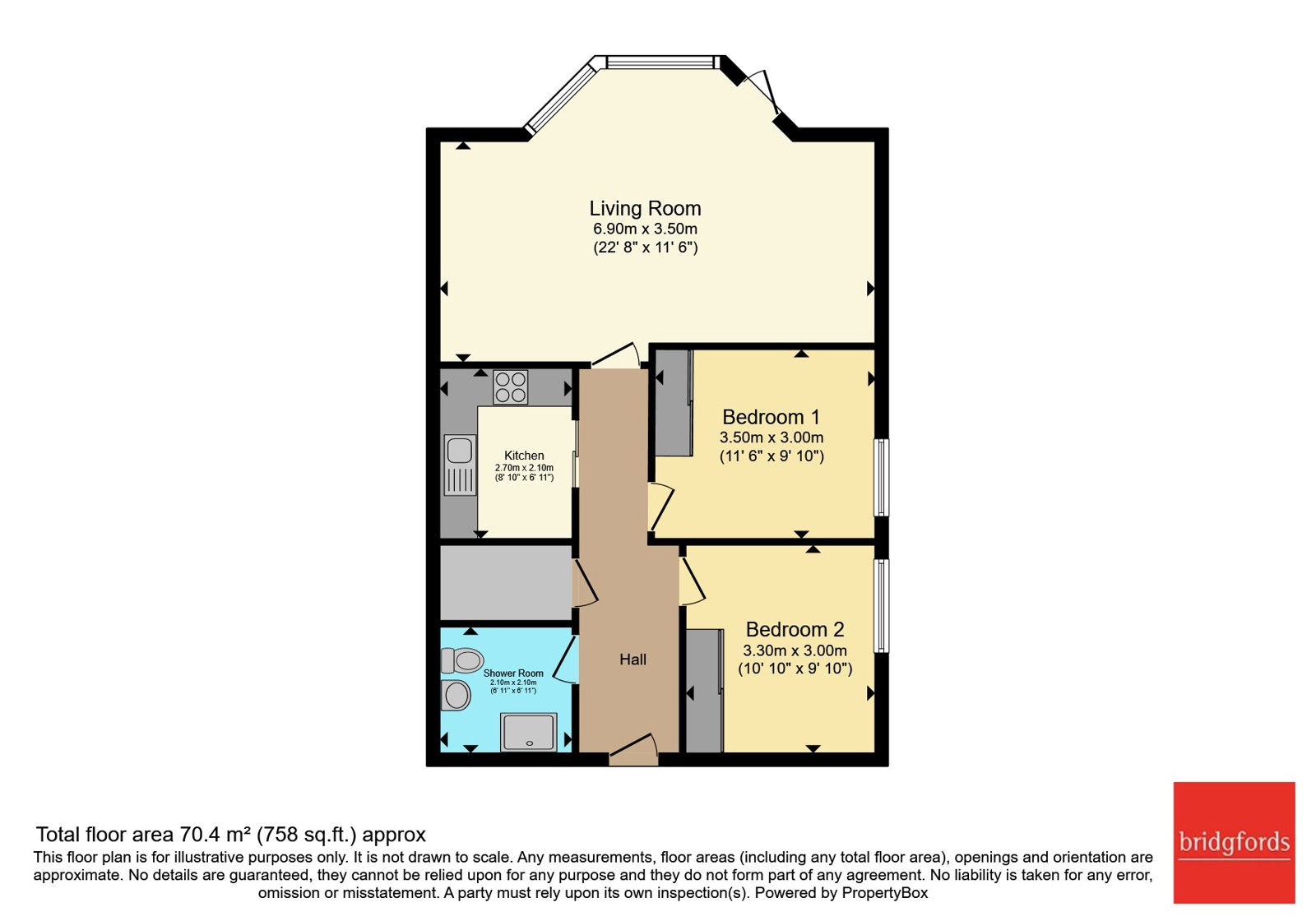 Flat 1, Brook View Court,, Brook Lane, Cheshire floorplan