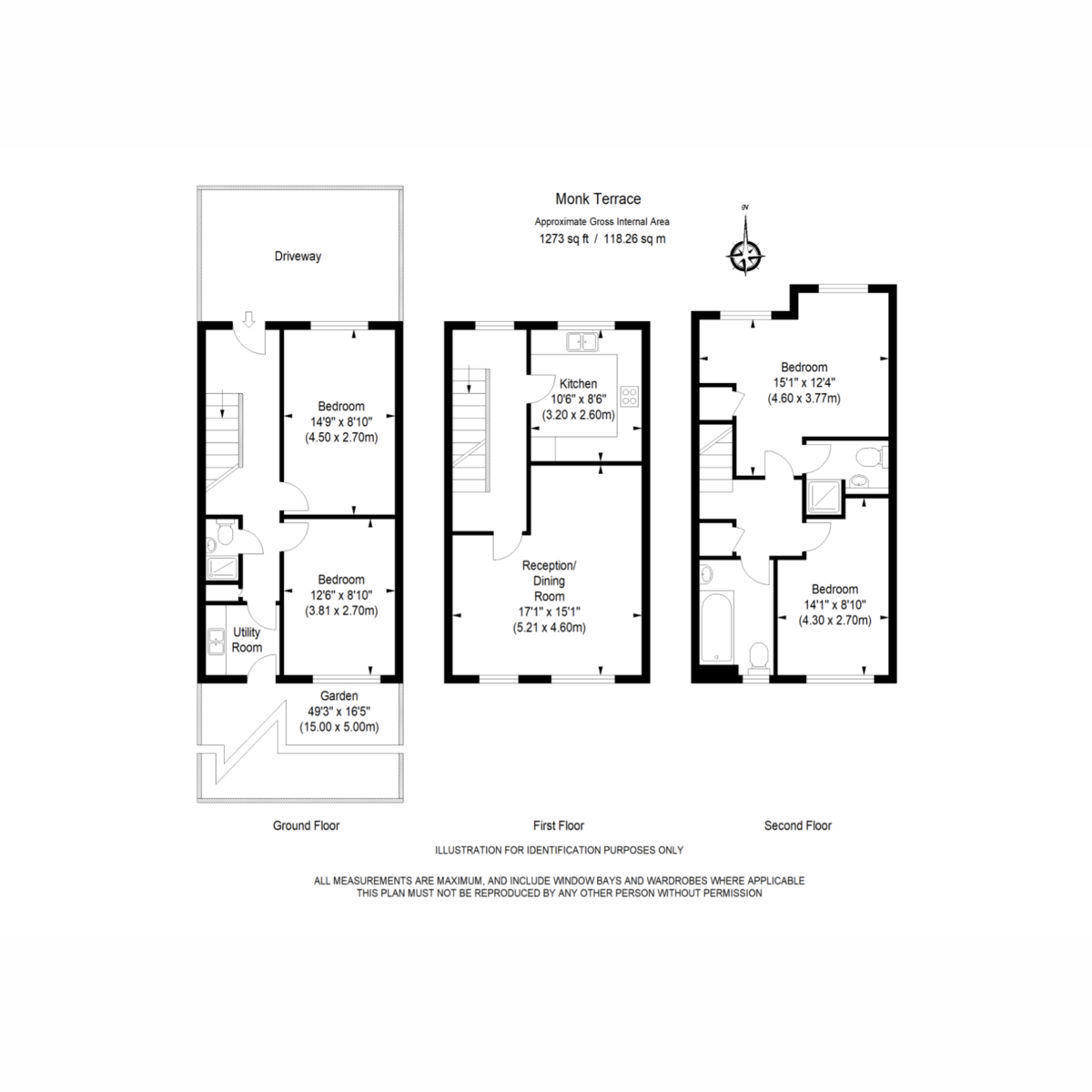 8, Monk Terrace, London floorplan