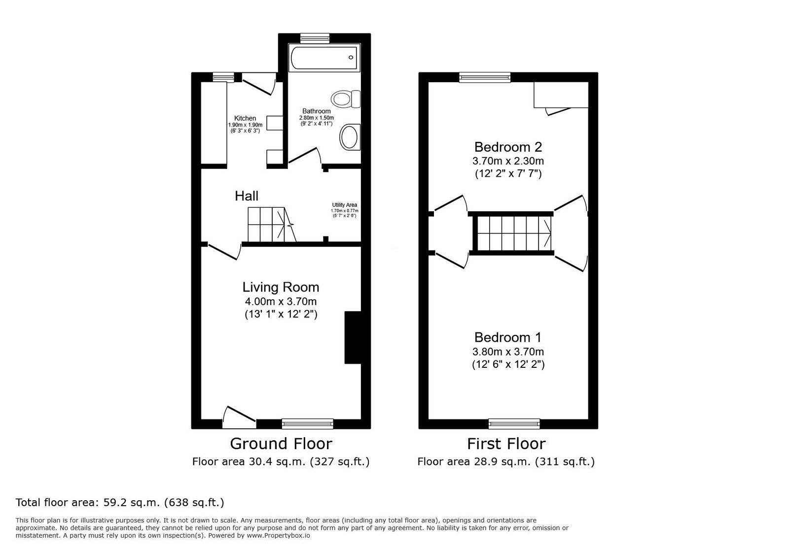 33, Lindisfarne Street, Carlisle floorplan