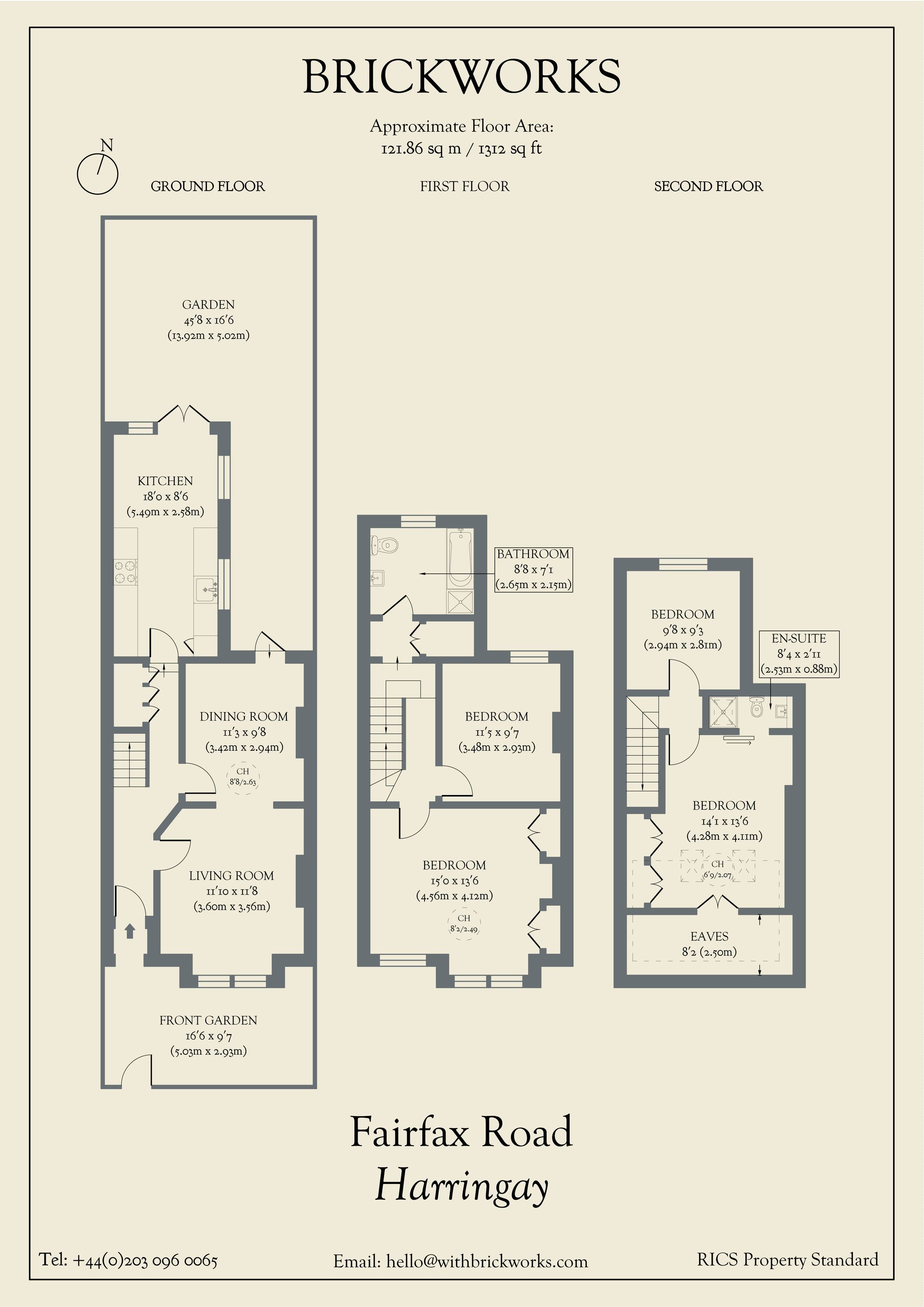 147 Fairfax Road, London floorplan