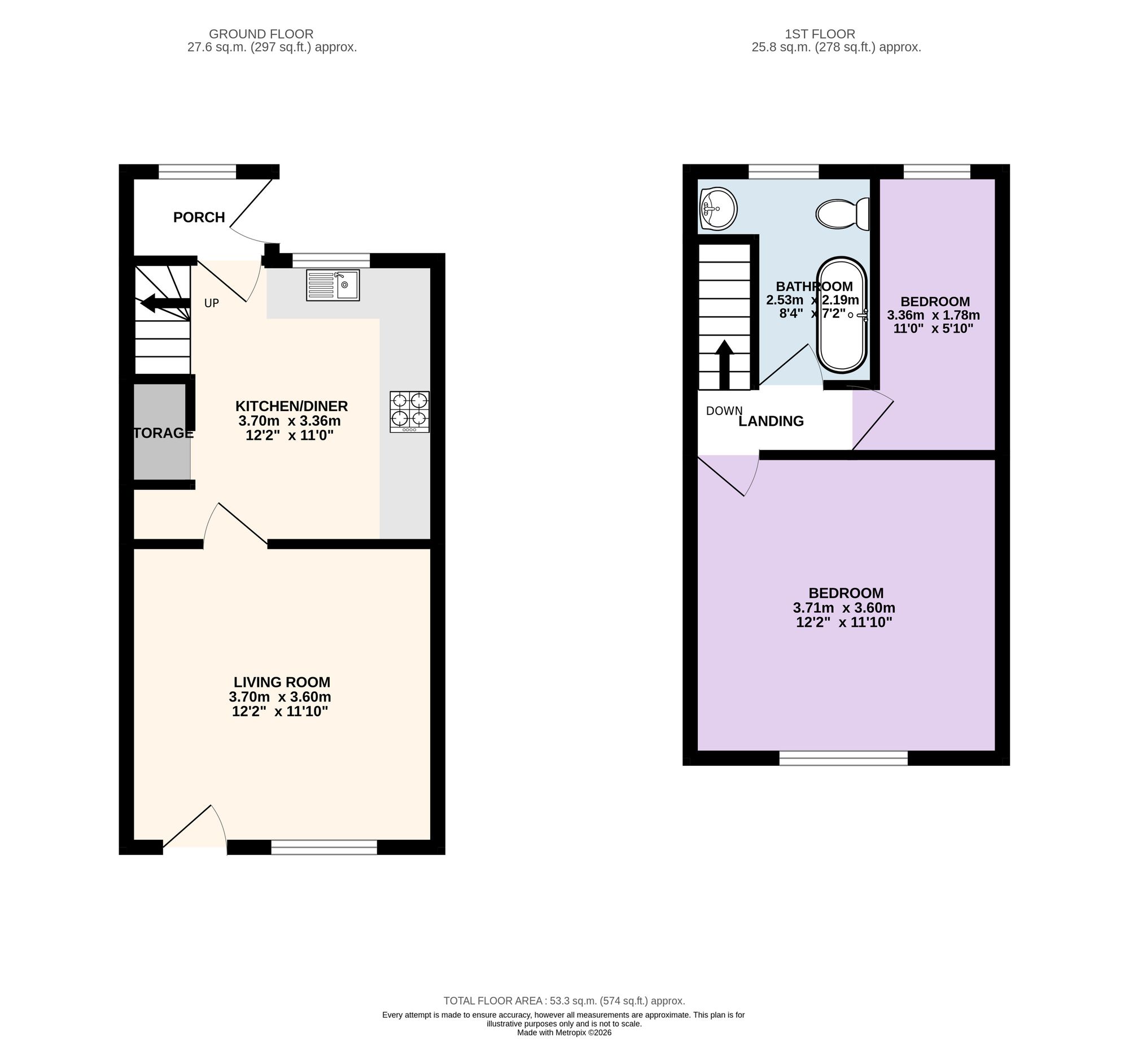 41 Lee Street, Preston floorplan