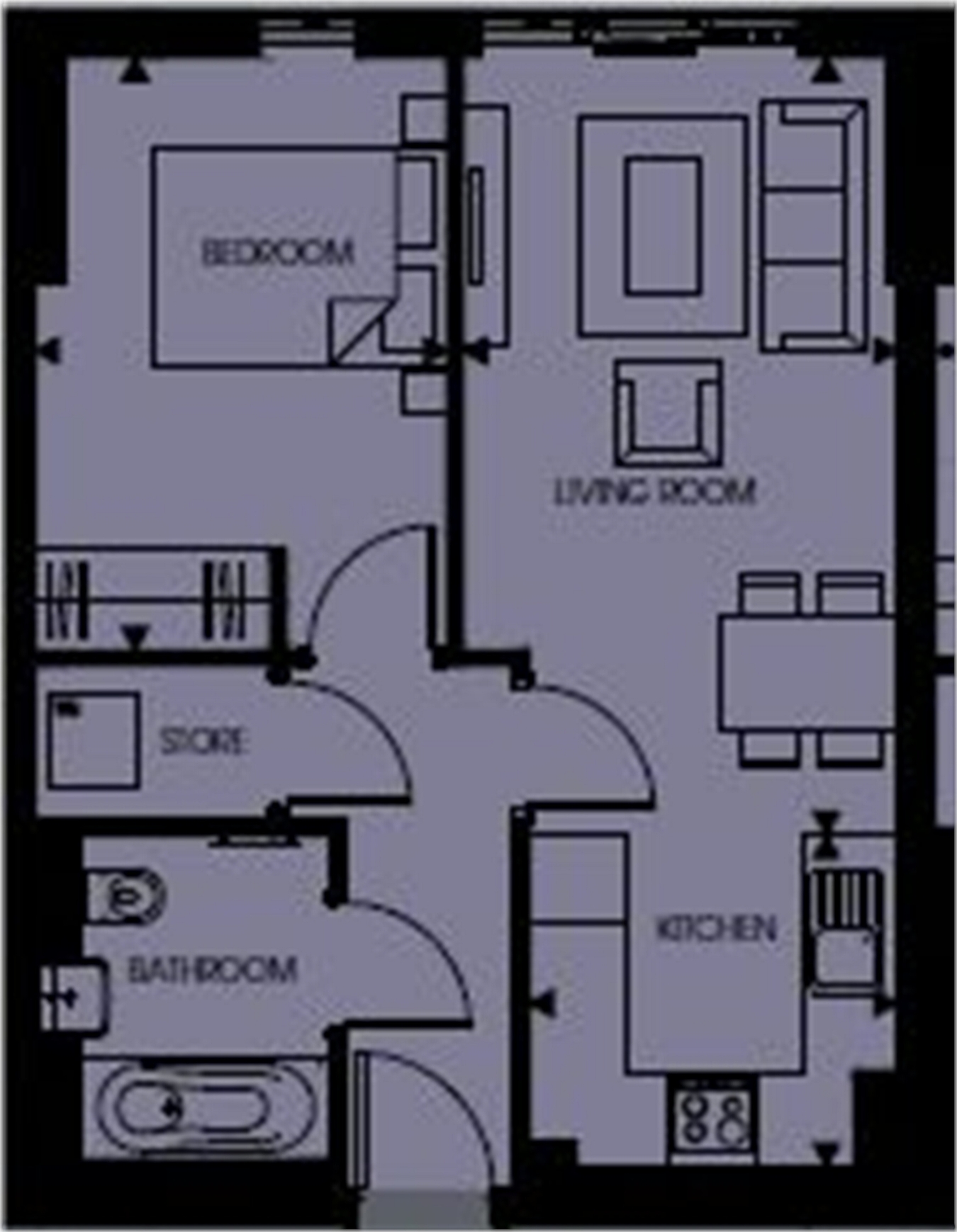 1 Bedrooms Flat to rent in Pinnacle Apartments, Saffron Central Square, Croydon, Surrey CR0