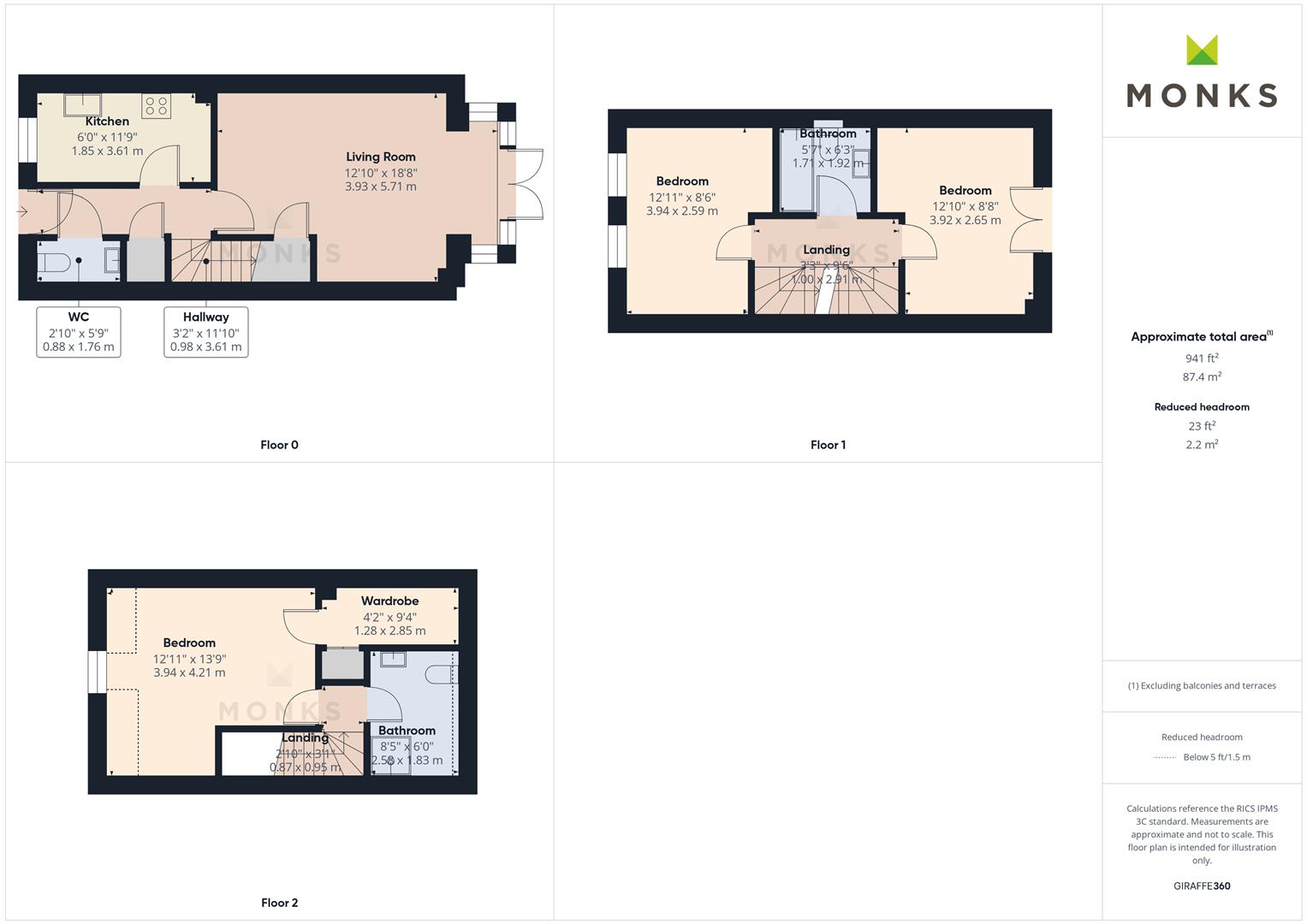 15, Ceiriog Way, Oswestry floorplan