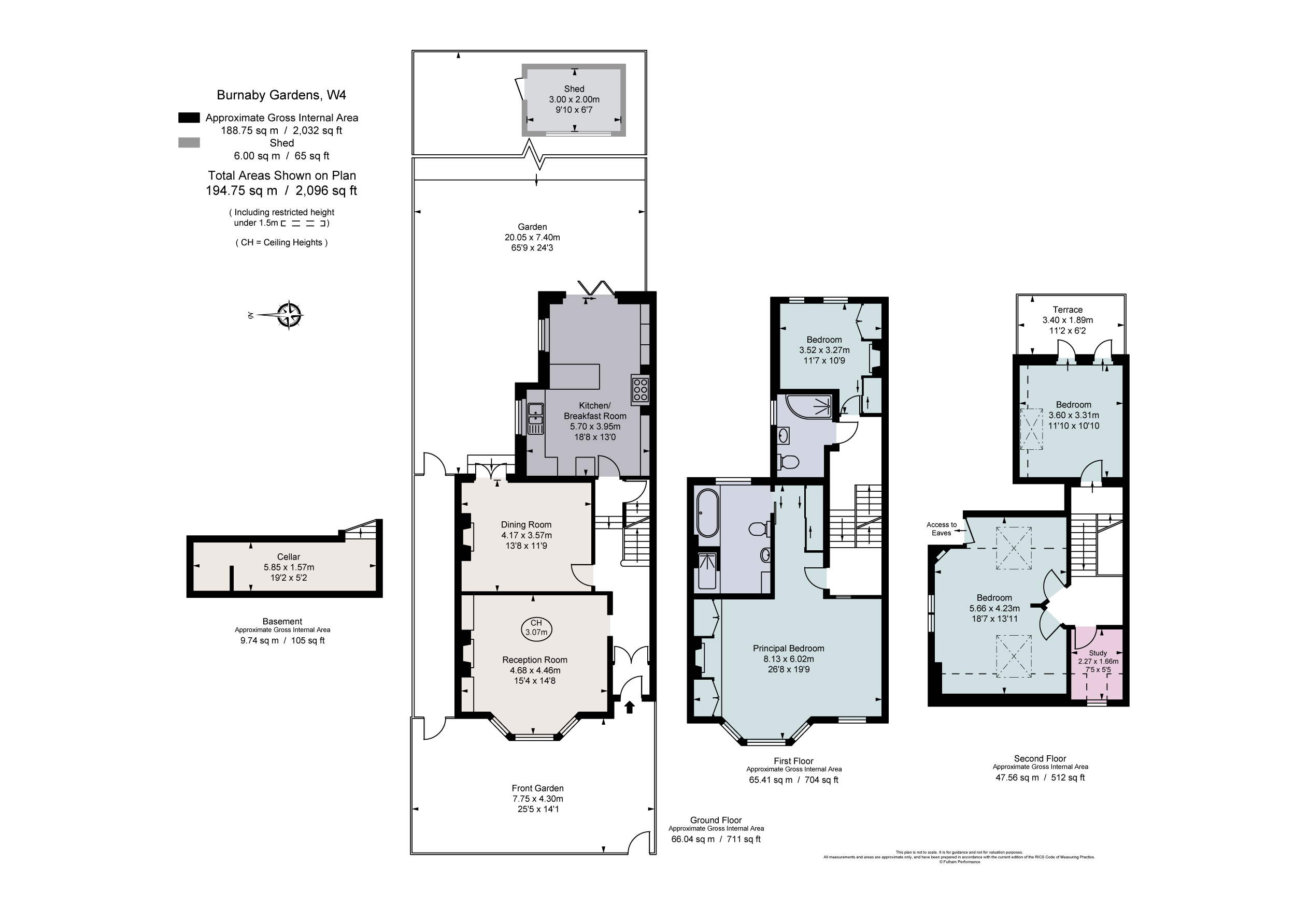 Burnaby Gardens, Chiswick, London W4, 4 bedroom semidetached house for