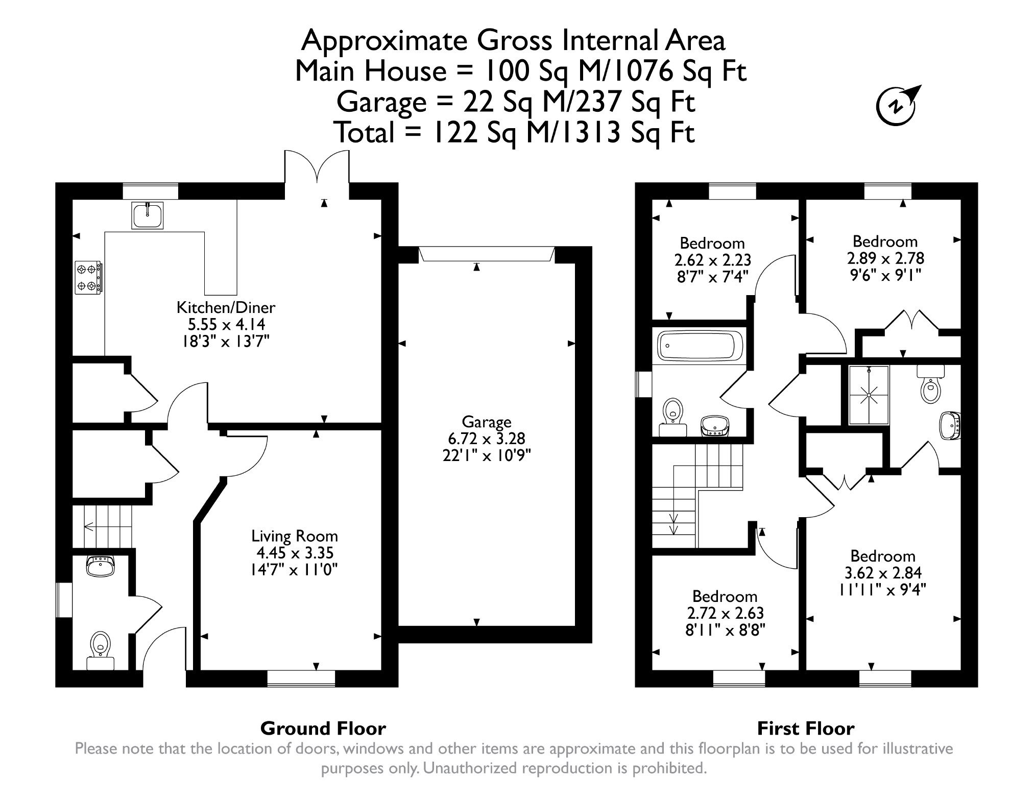 3, Colliers Leaze, Berry Hill, Coleford floorplan