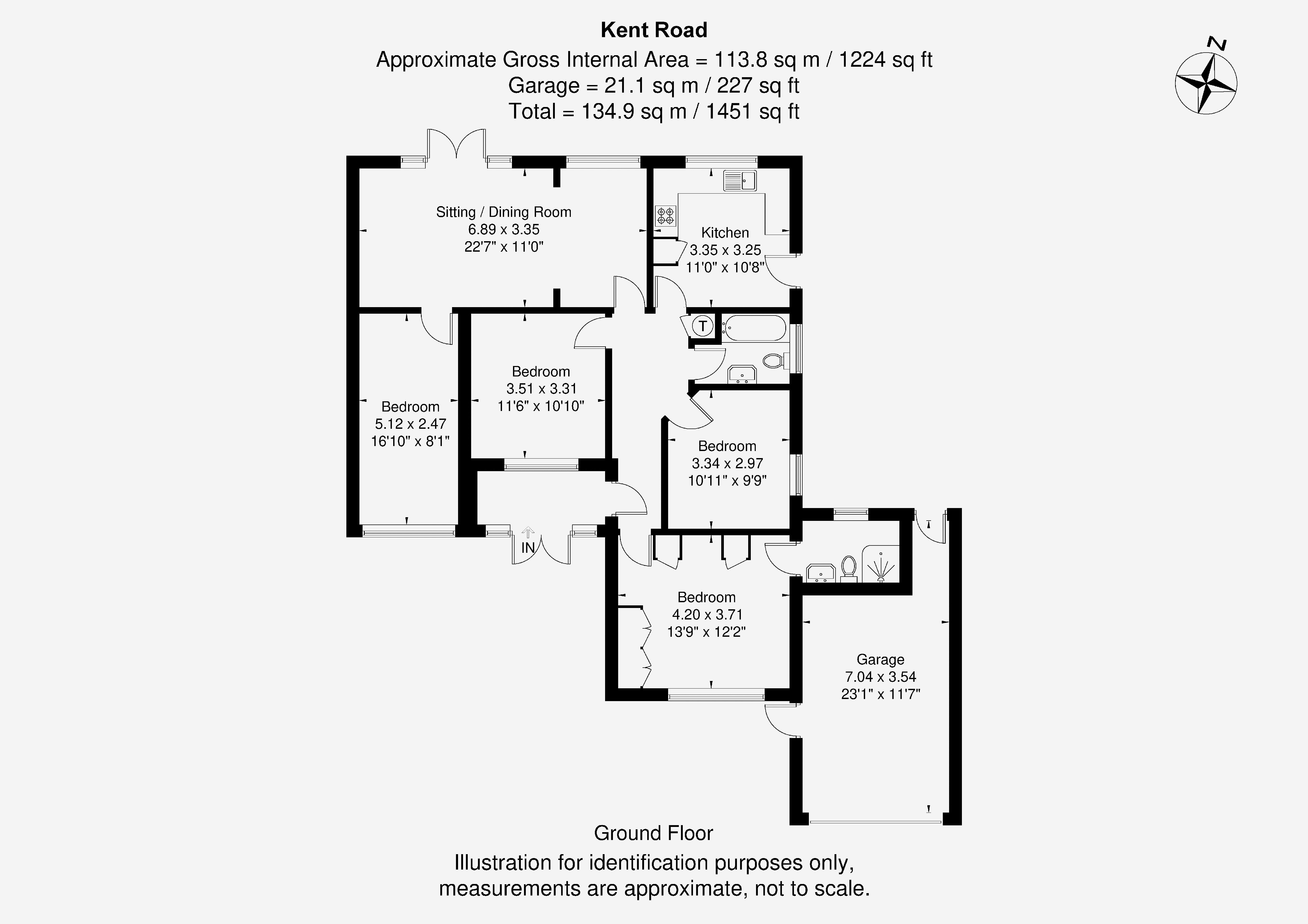 2, Kent Road, Windlesham floorplan