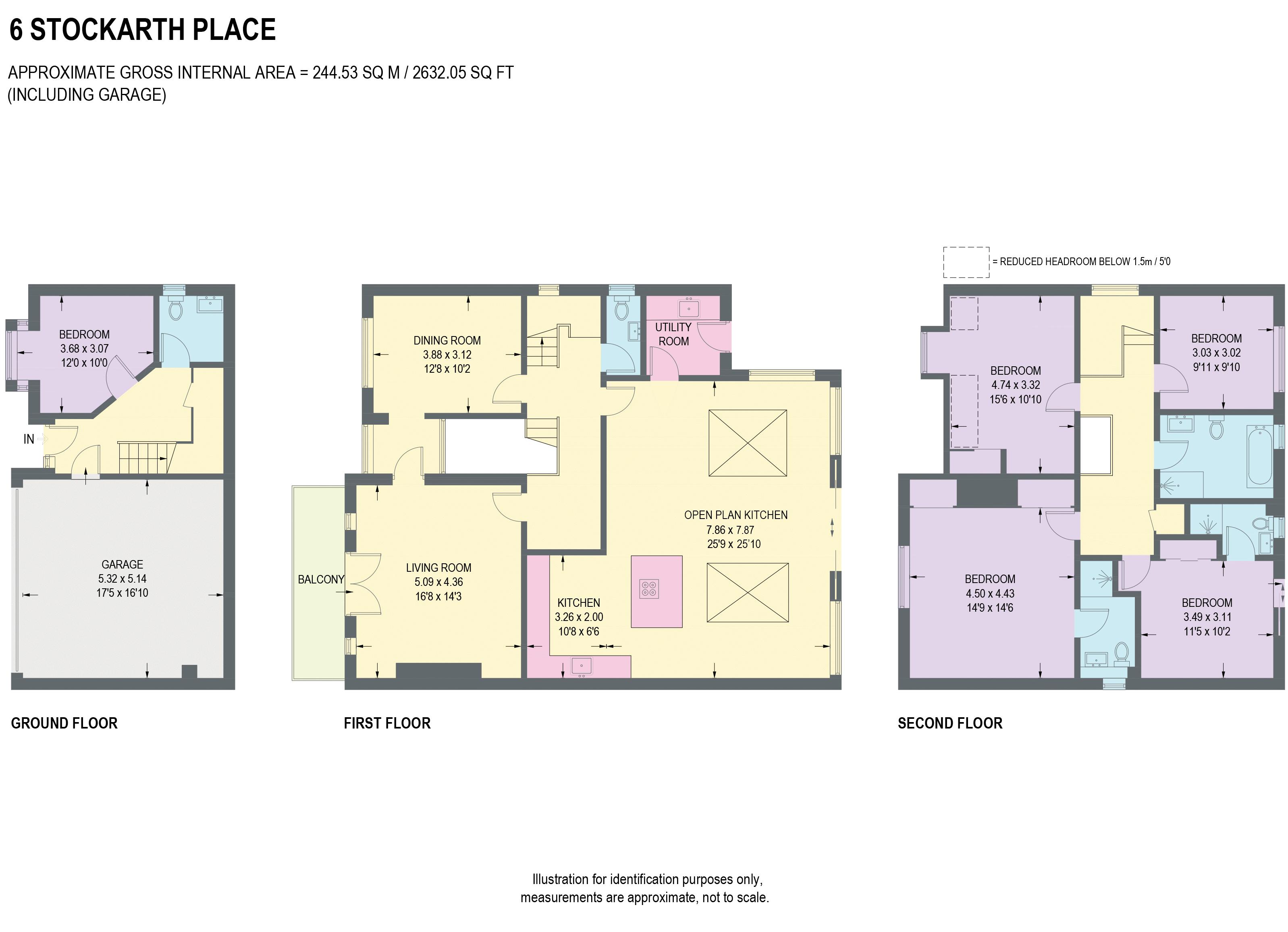 6, Stockarth Place, Sheffield floorplan