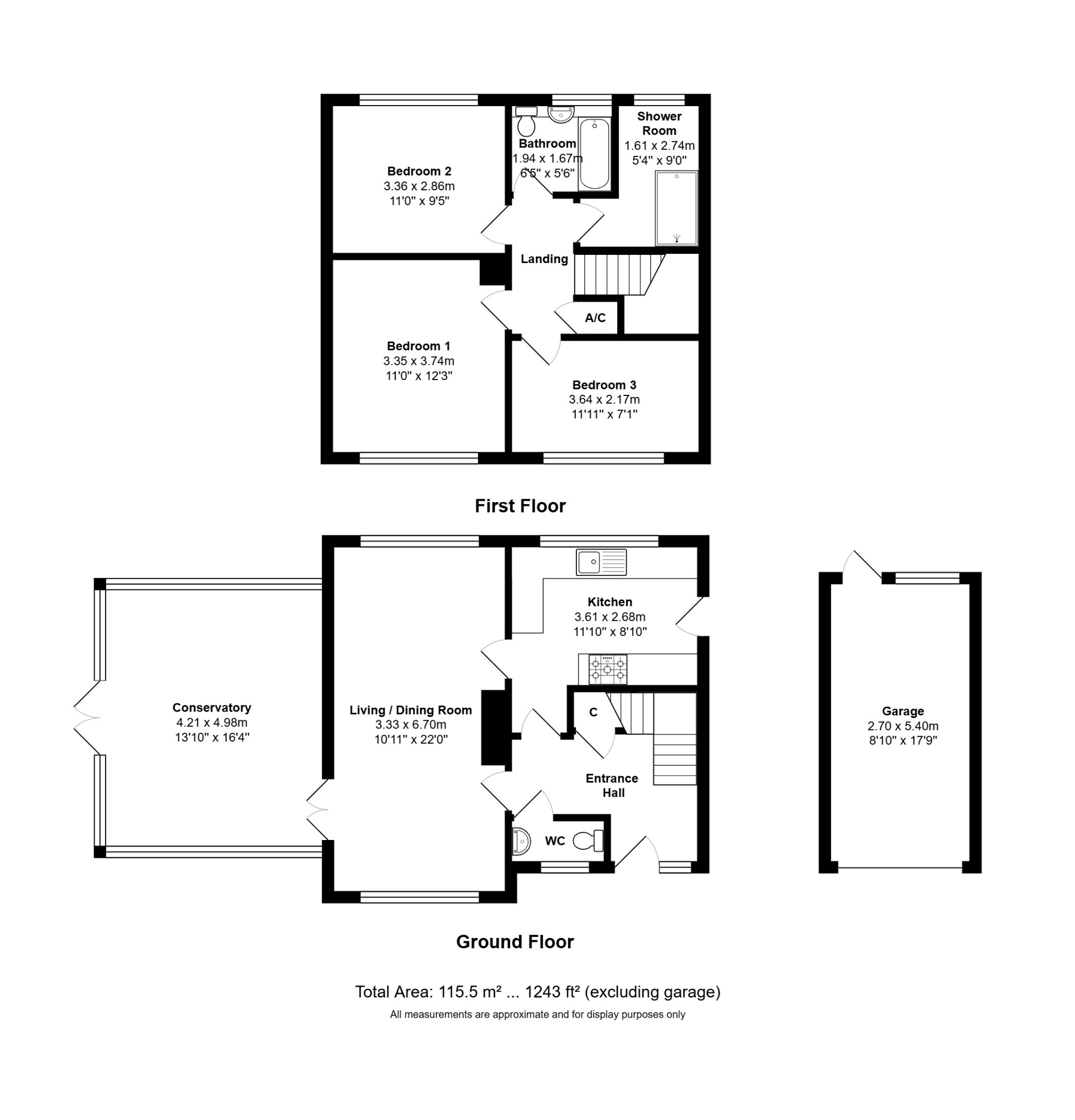 1, Rushmead Close, King's Lynn floorplan