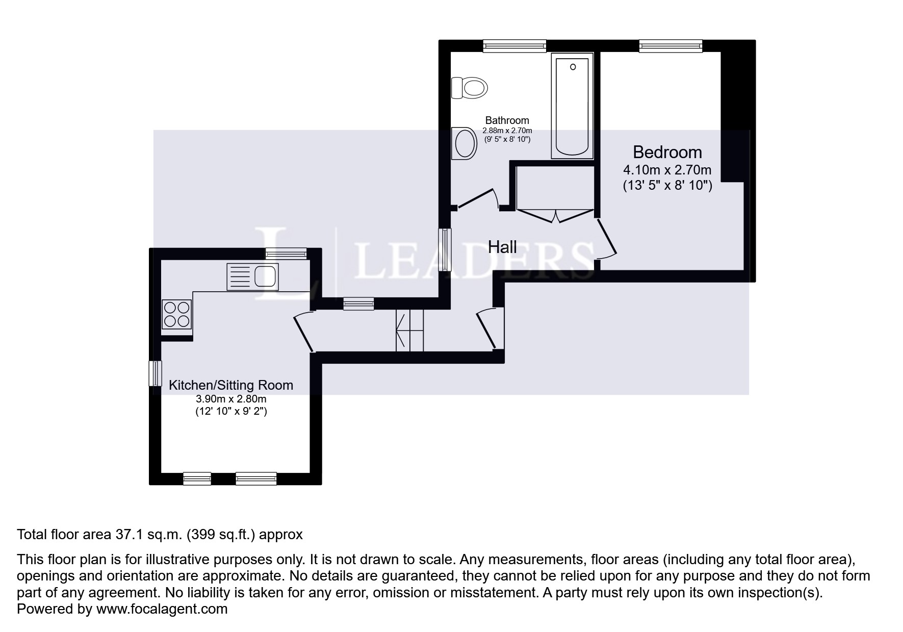 Flat 23, The Friary, Friary Close floorplan