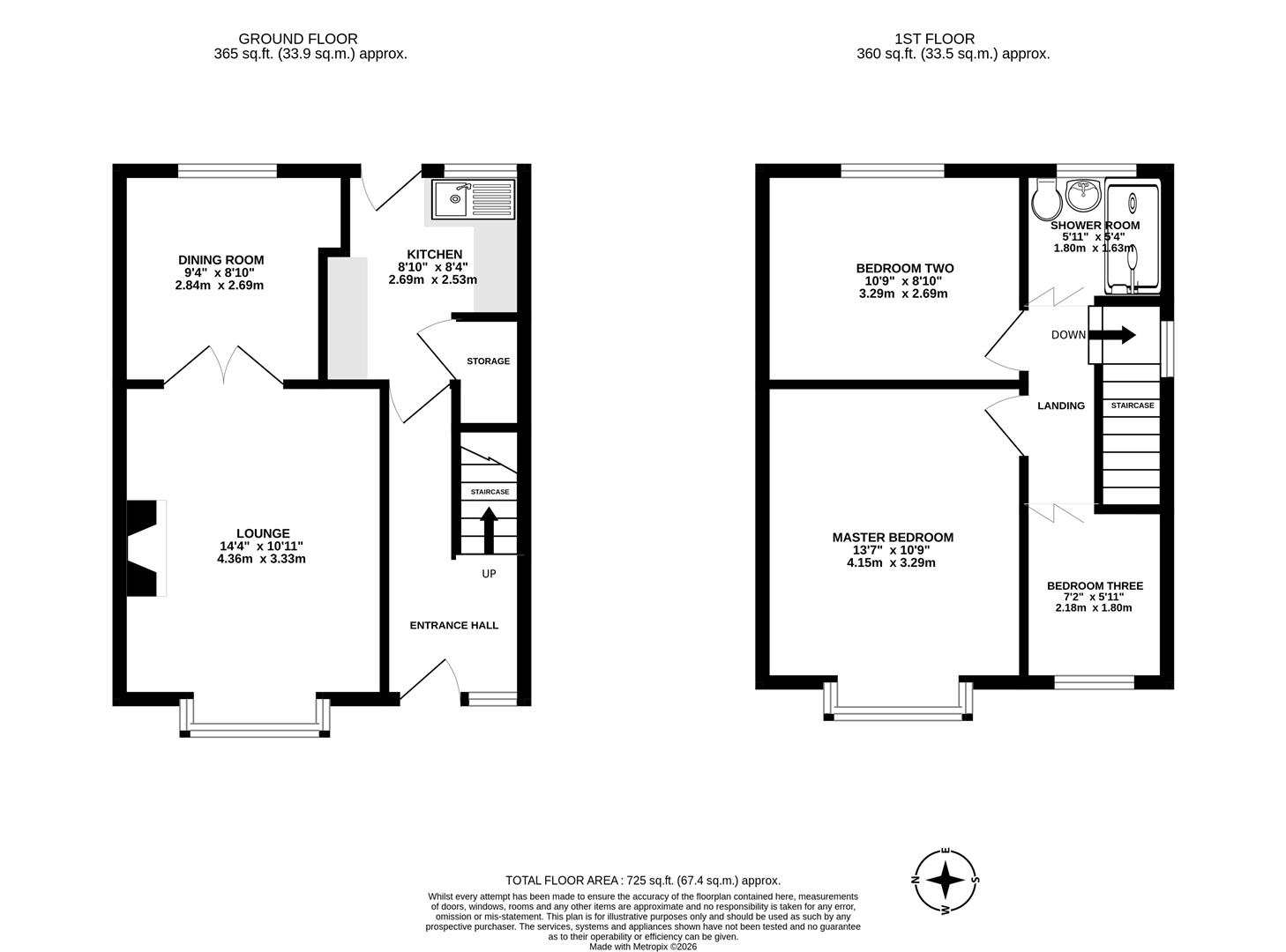 3, Gaythorne Avenue, Preston floorplan