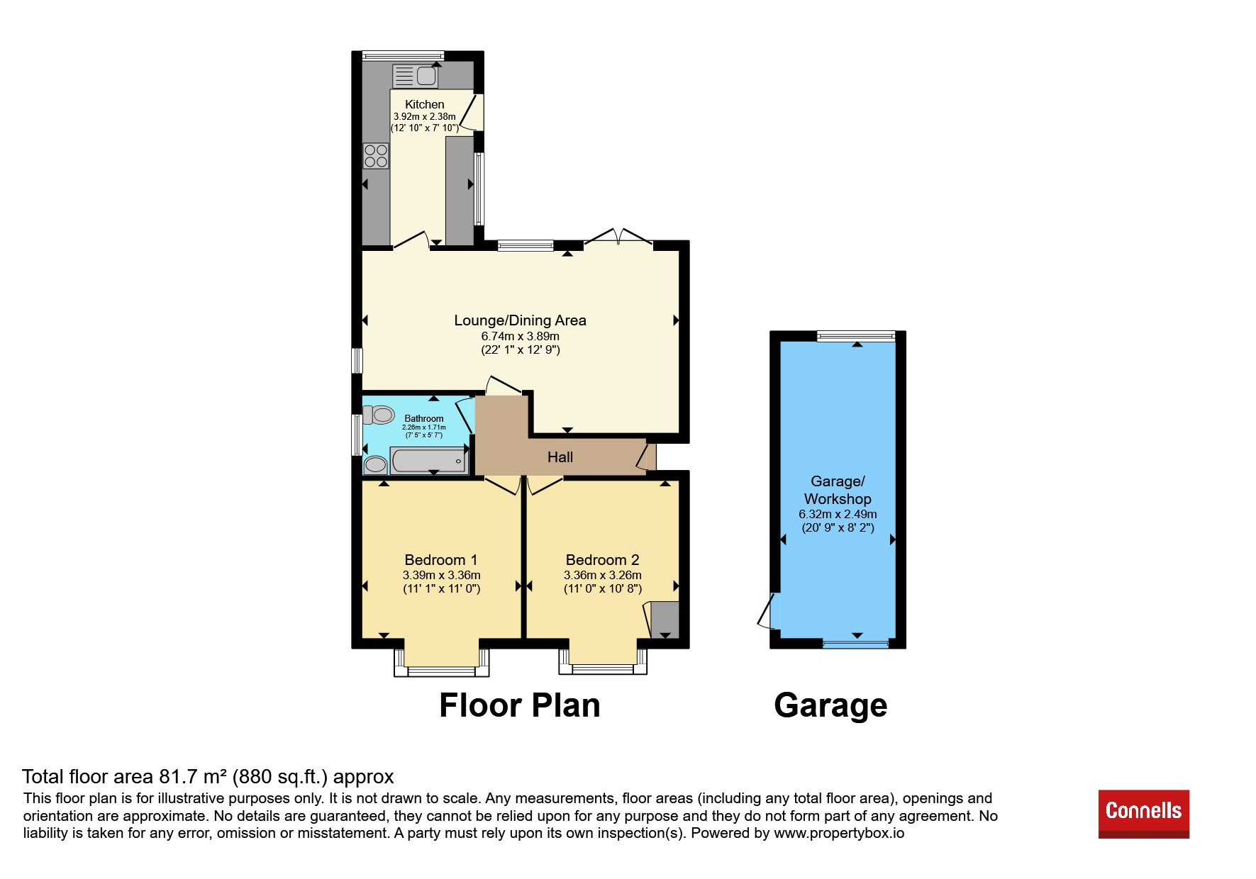 10, Connaught Avenue, Kidderminster floorplan
