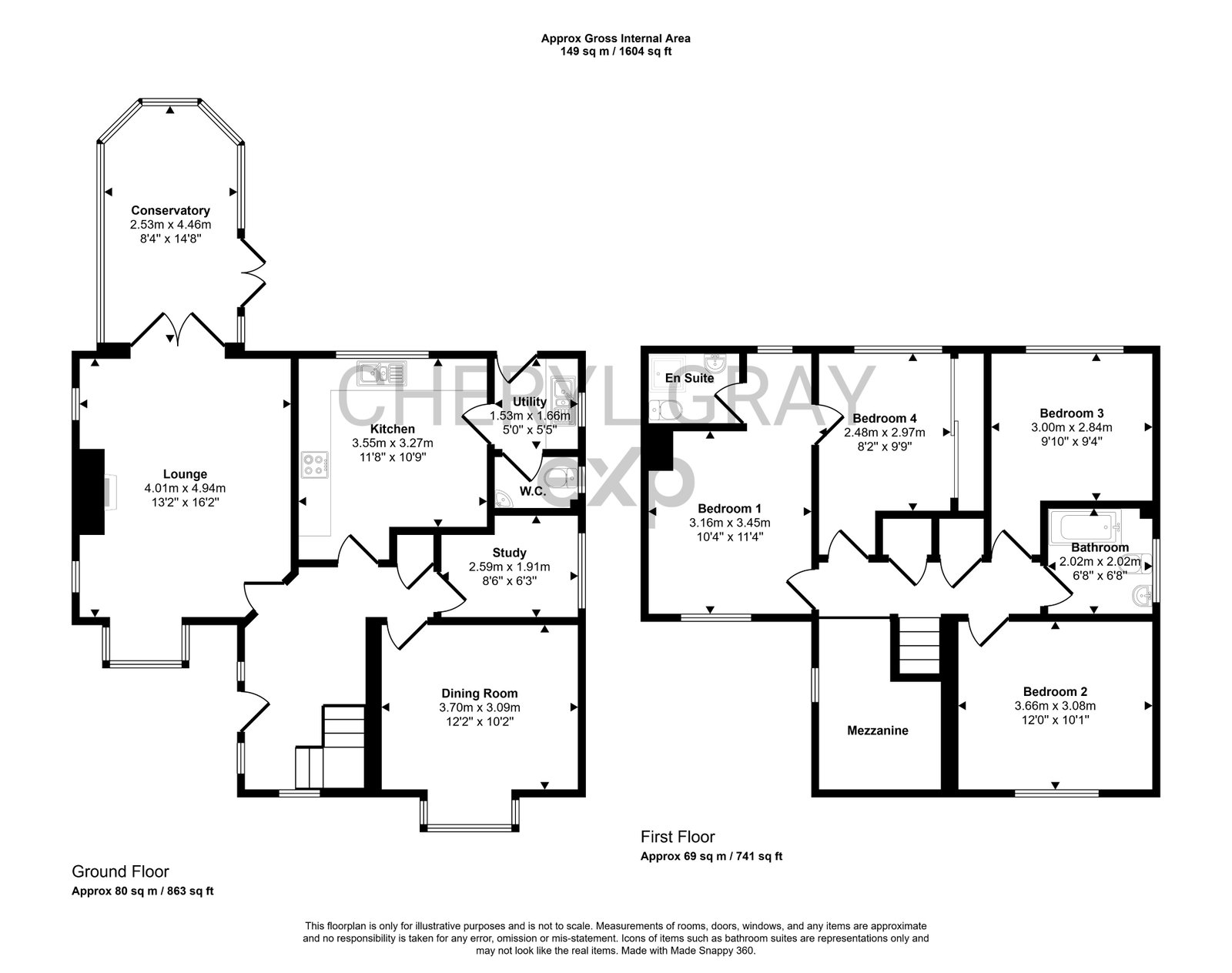 89, Main Street, Driffield floorplan