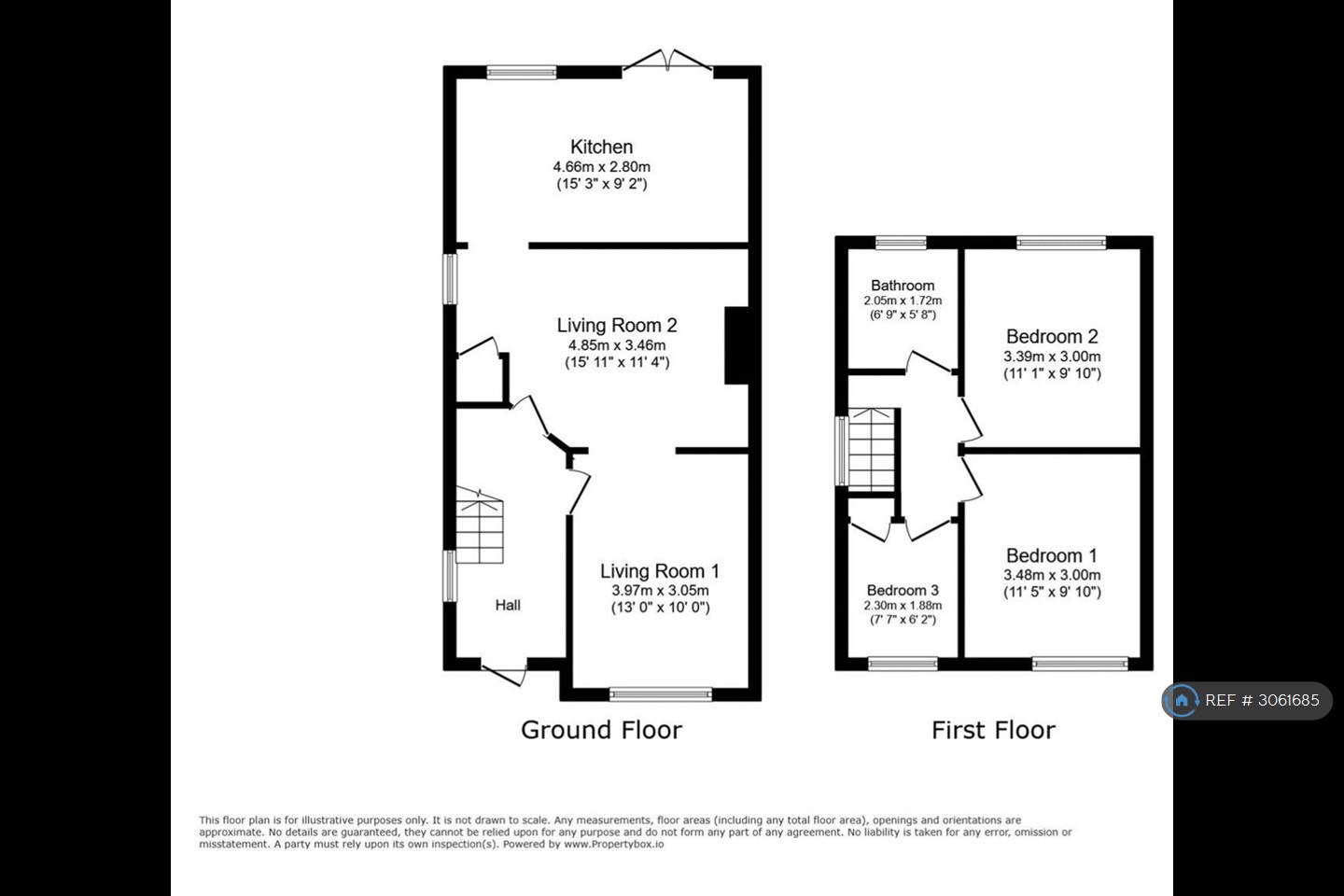 Dickens Avenue, Uxbridge floorplan