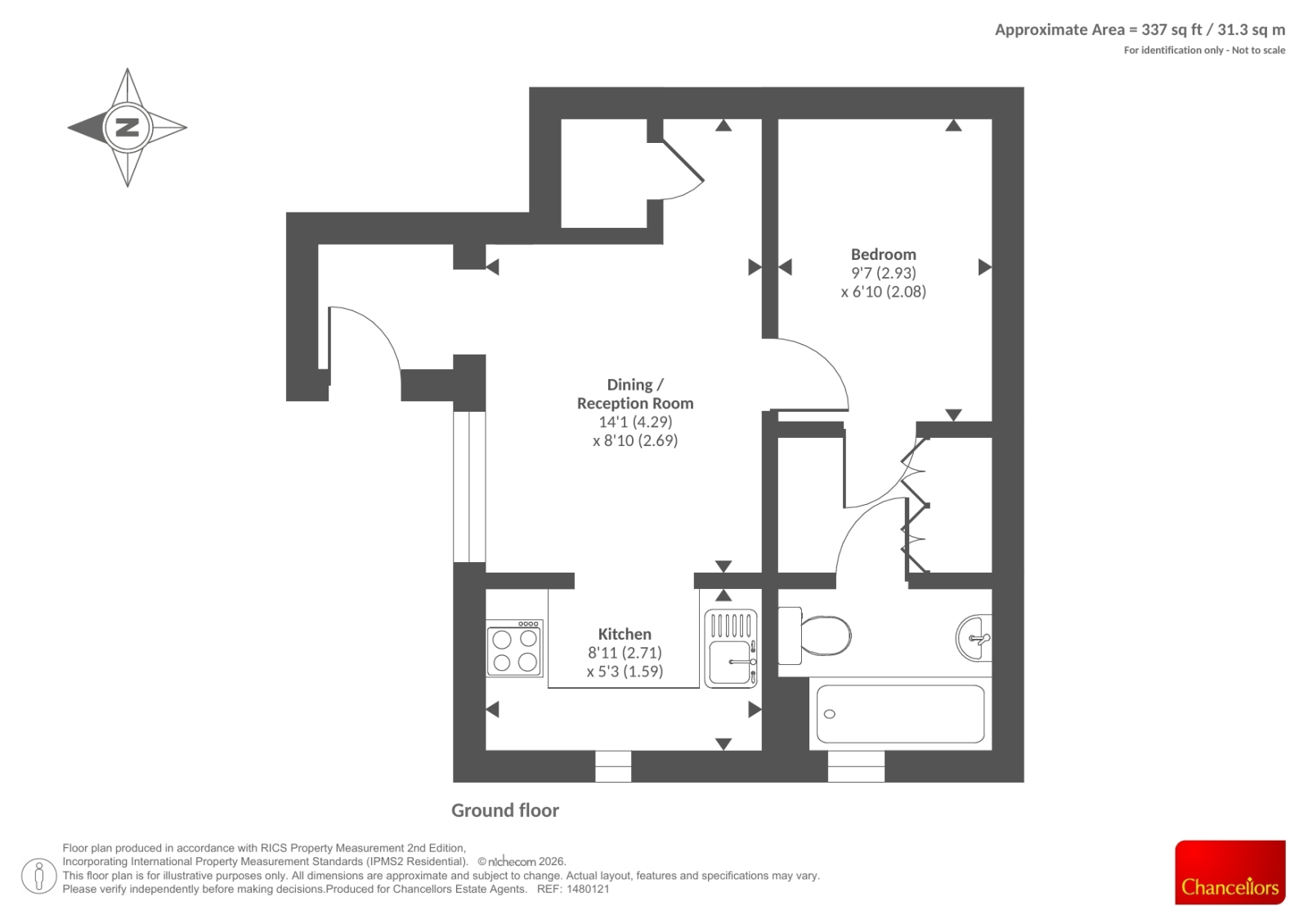 27, Woodley Close, Abingdon floorplan