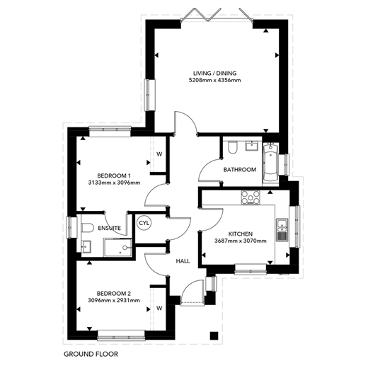 Sandygate Lane, Lower Beeding floorplan