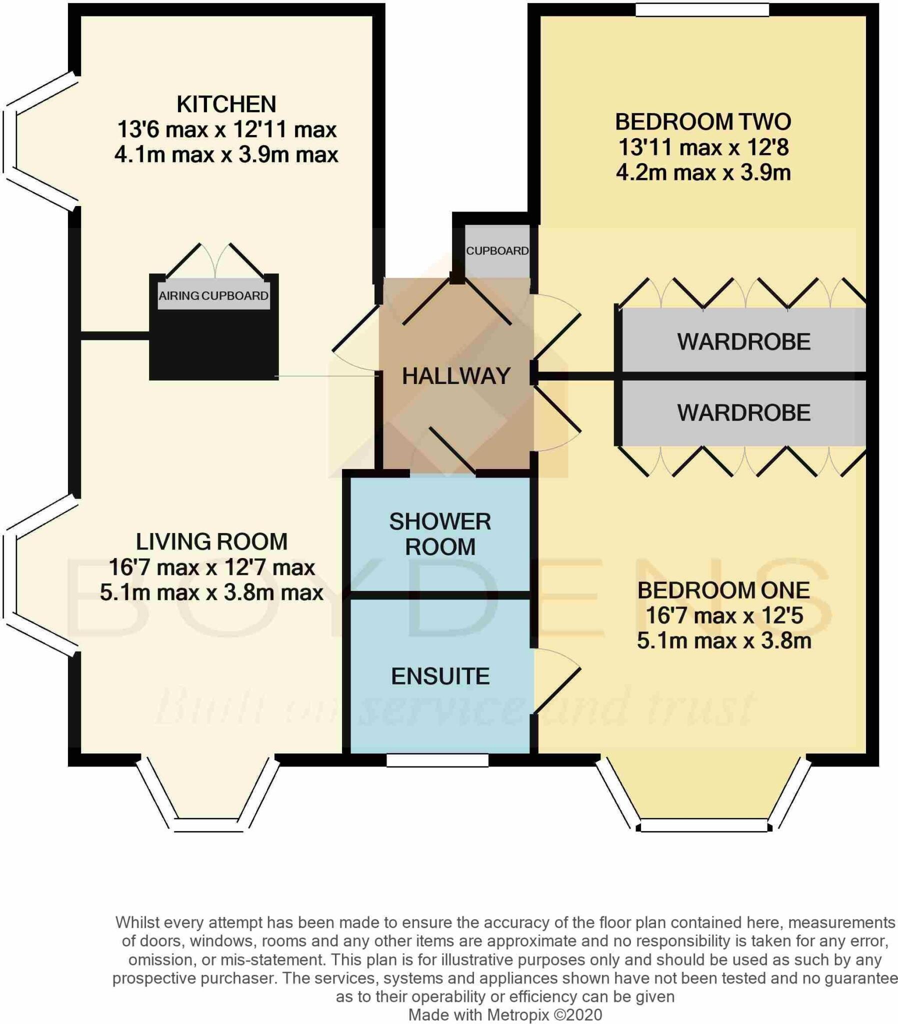 Flat 7 - 16, Marine Parade West, Clacton-on-Sea floorplan
