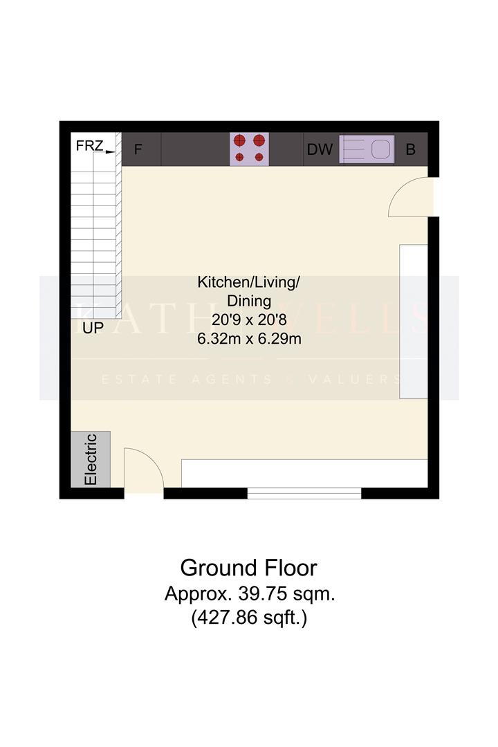 1b, Holme Farm Court, Leeds floorplan