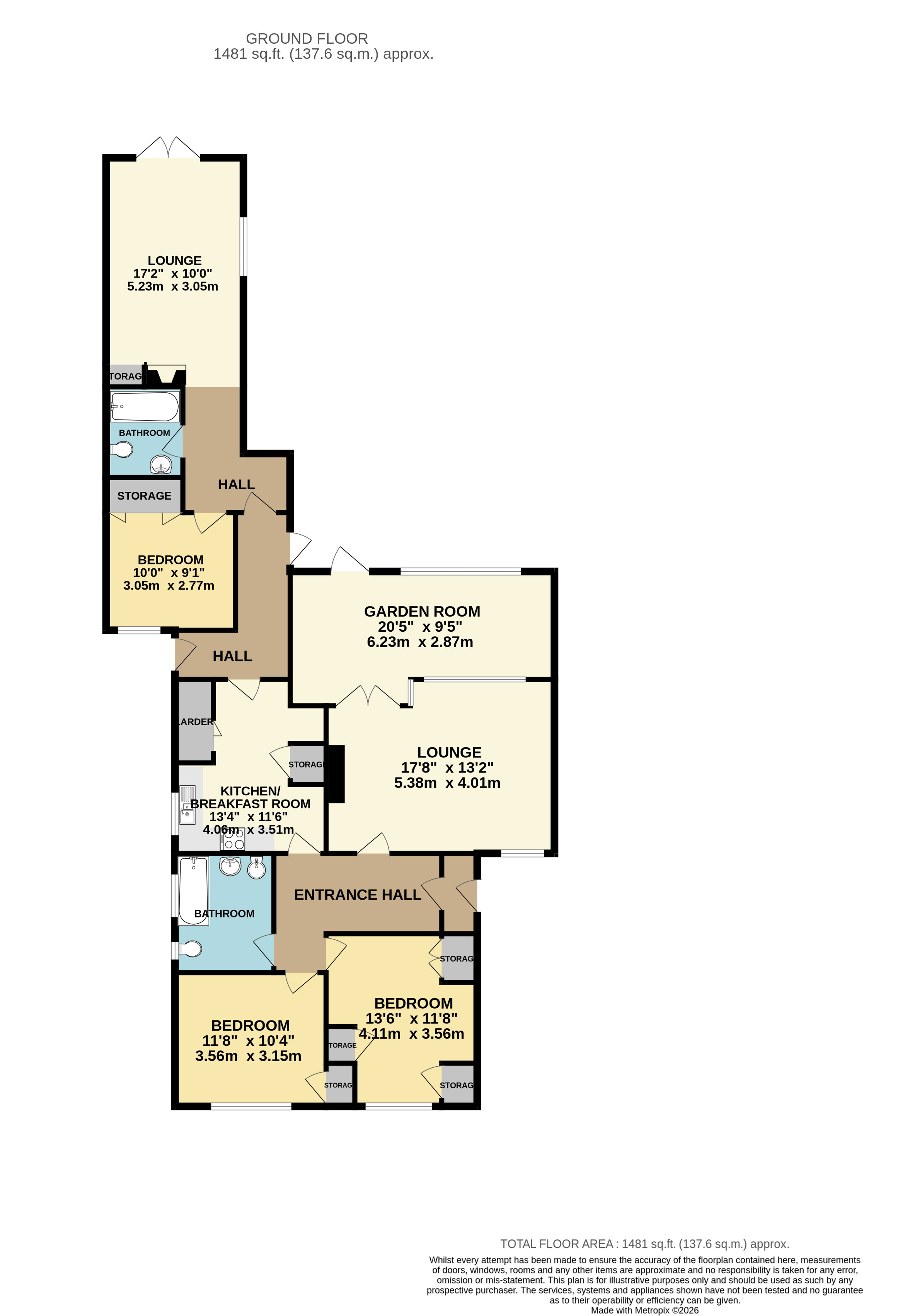 13, Greenway Gardens, Trowbridge floorplan