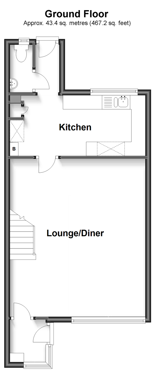 Farm Holt, New Ash Green, Longfield, Kent DA3, 3 bedroom end terrace