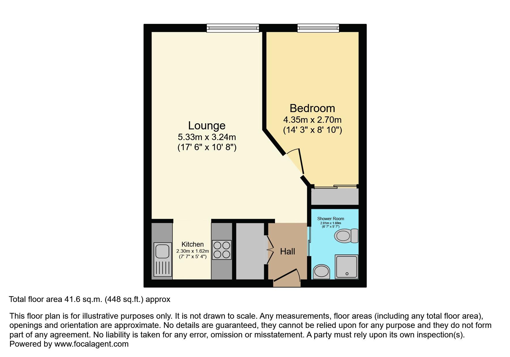 45 Shaftesbury Avenue, Portswood, SO17 floorplan