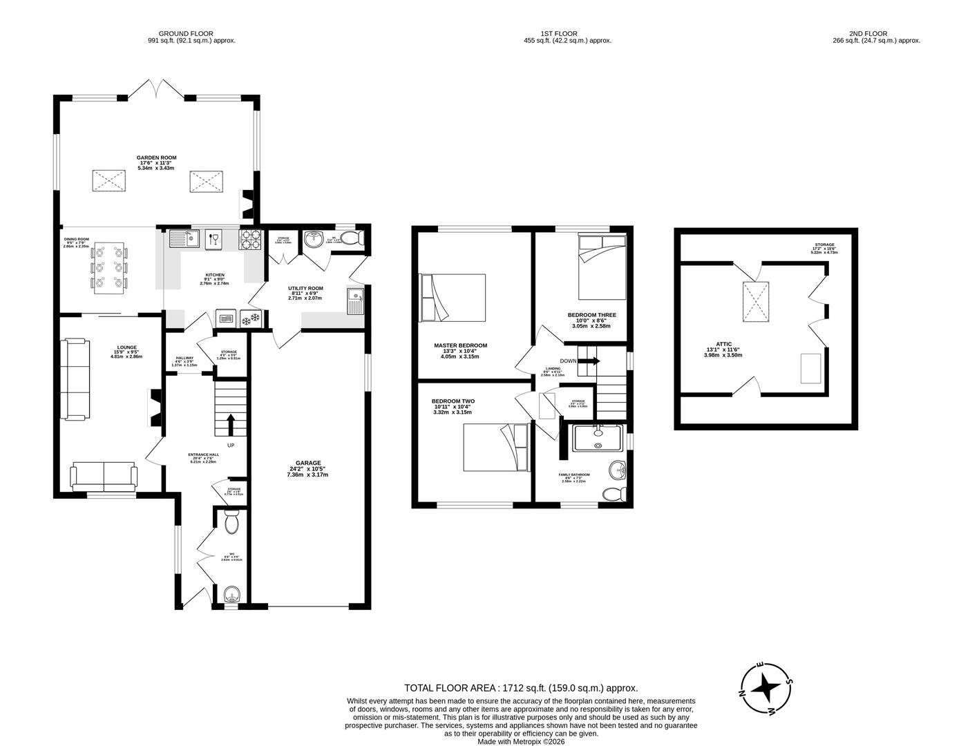 3, Fieldside Avenue, Chorley floorplan