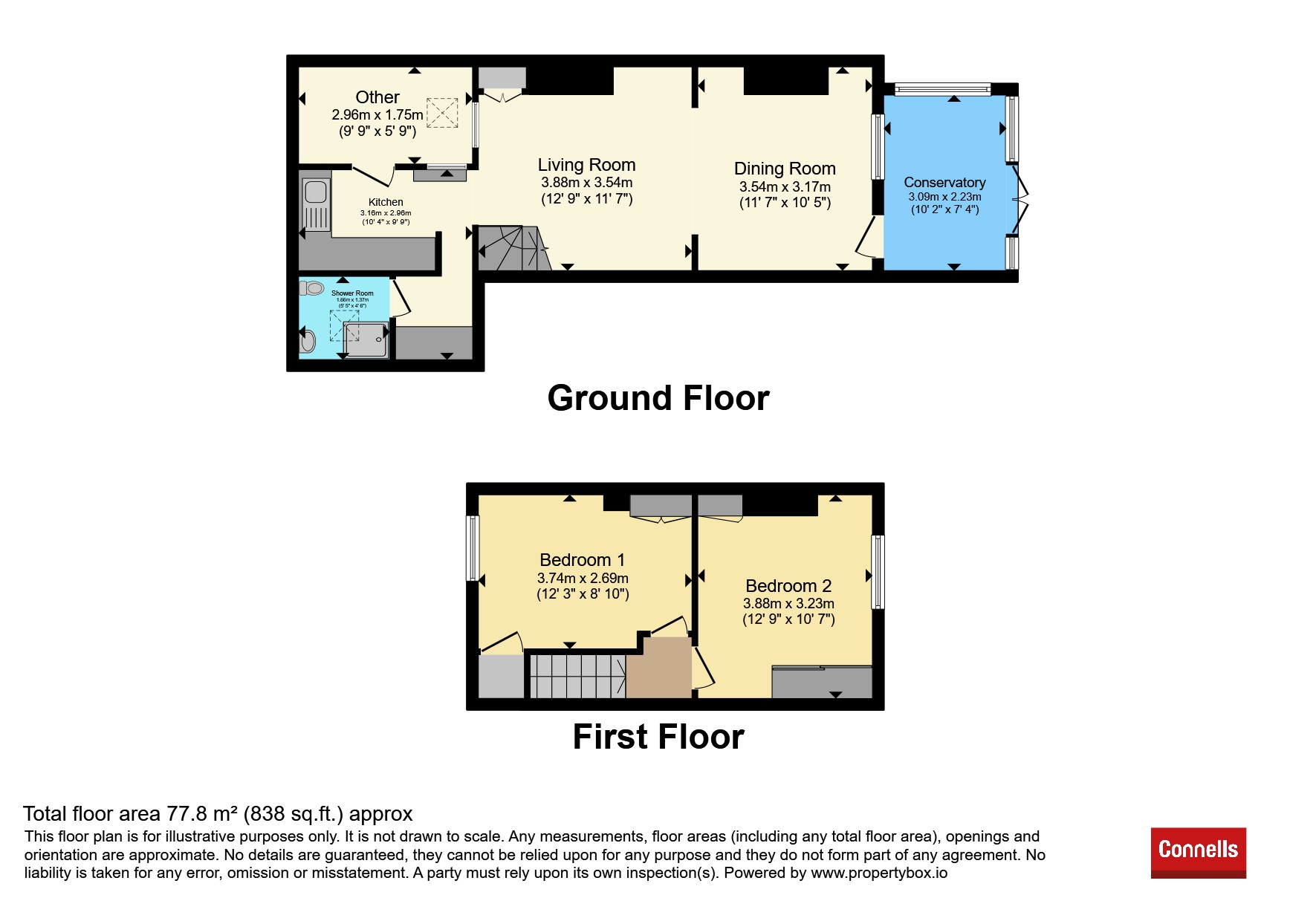 2, Park Terrace, Ivybridge floorplan