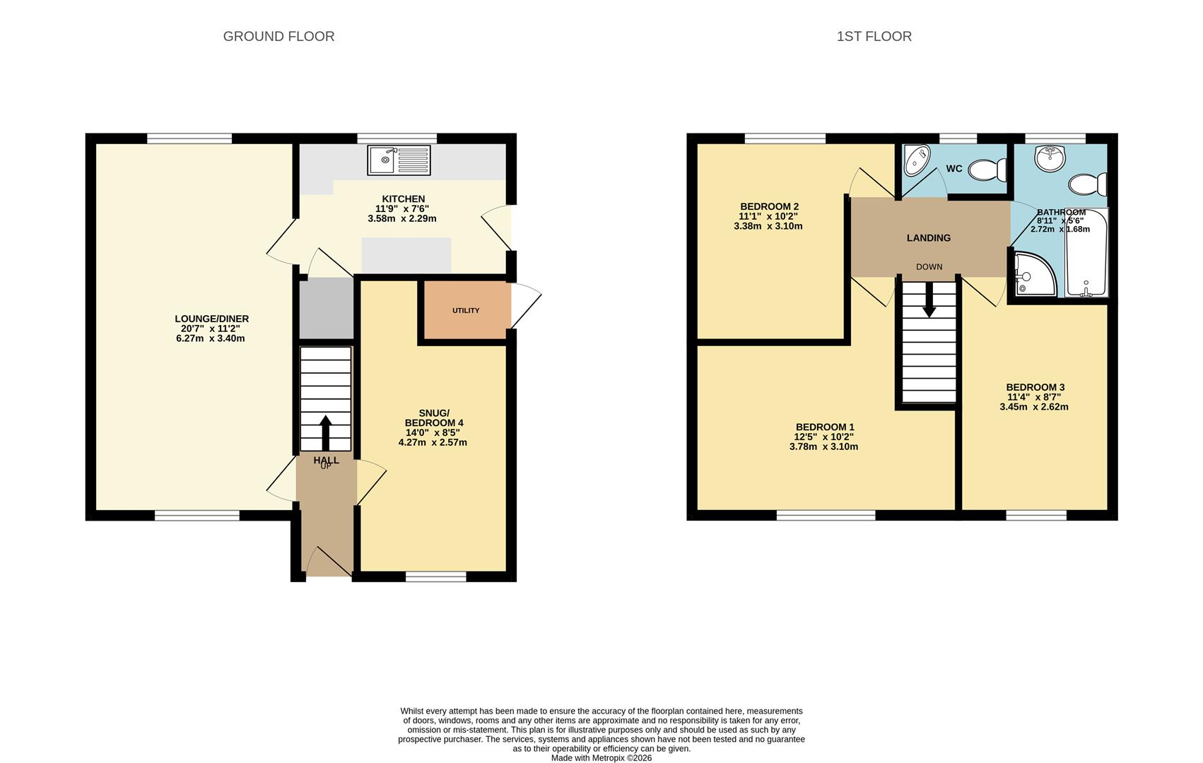 65, Main Street, Swadlincote floorplan