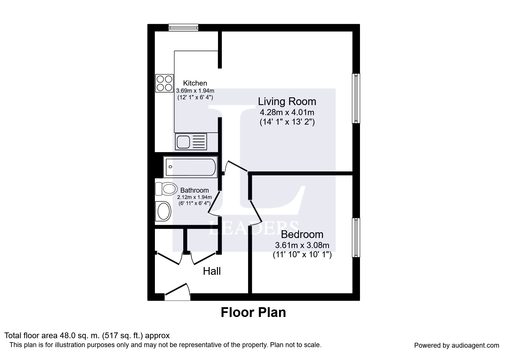 1 Bedrooms Flat to rent in Maldon Road, Wallington SM6