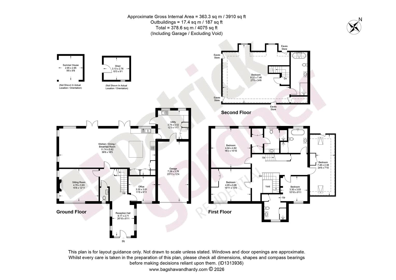 66, Keswick Road, Great Bookham floorplan