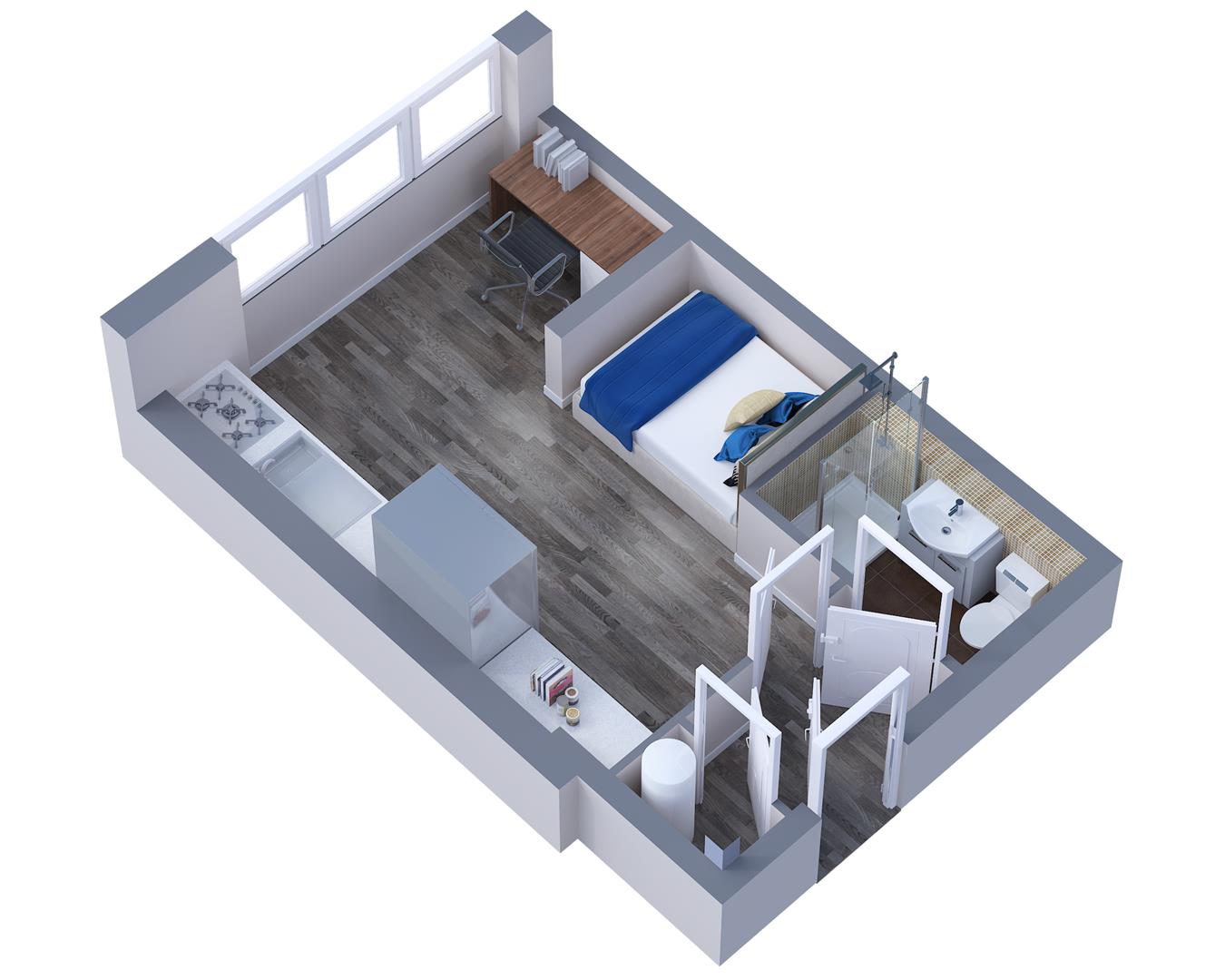 Brunel House, Portsmouth floorplan