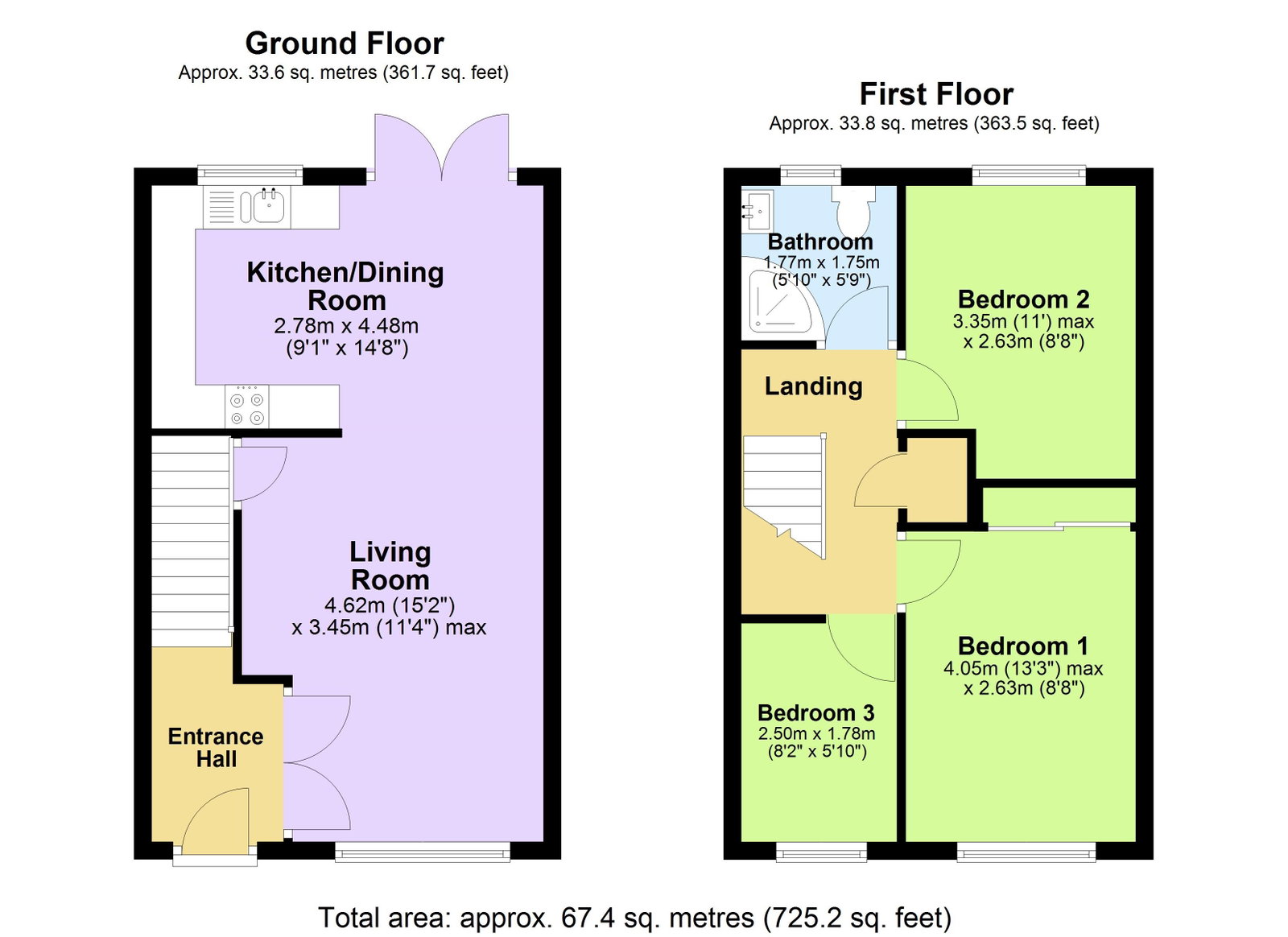 4, Castle Rise, Saltash floorplan