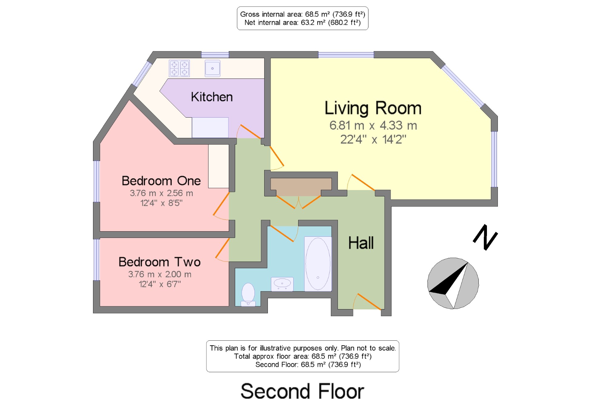 2 Bedrooms Flat for sale in Charterhouse Road, Godalming, Surrey GU7