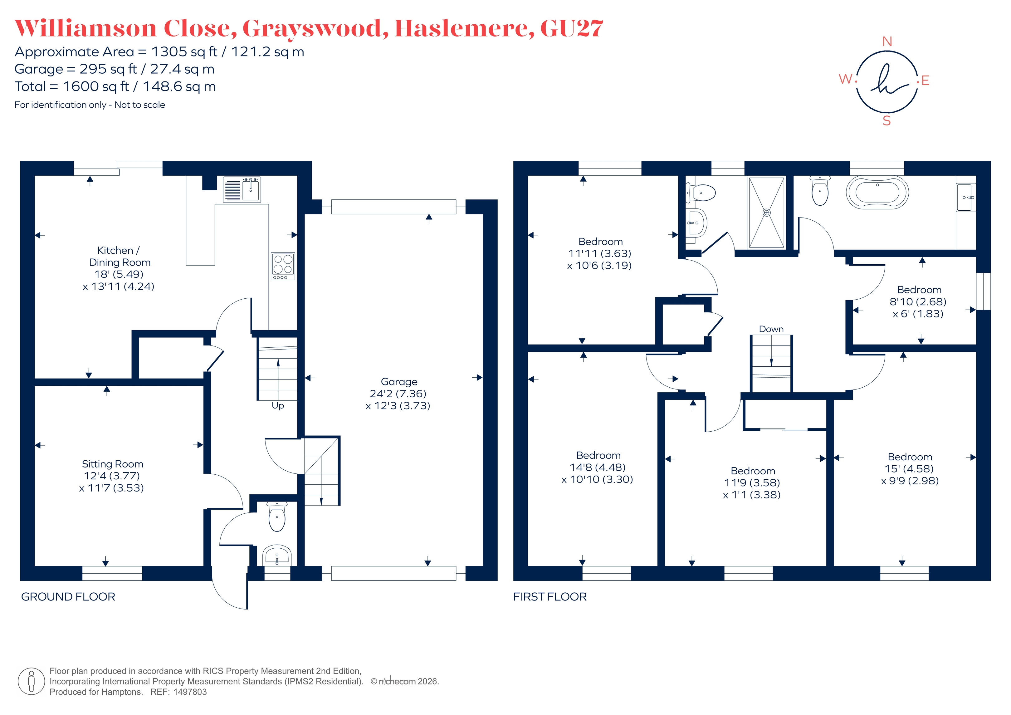 1, Williamson Close, Haslemere floorplan