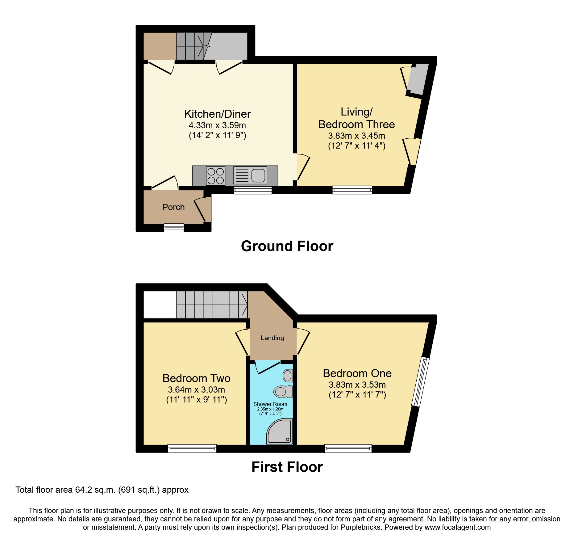 52, Walsgrave Road, Coventry floorplan