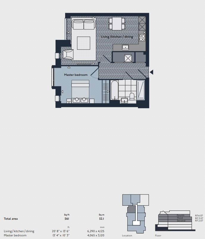 1 Bedrooms Flat for sale in Rosalind Franklin, Hampstead Manor, Hampstead, London NW3