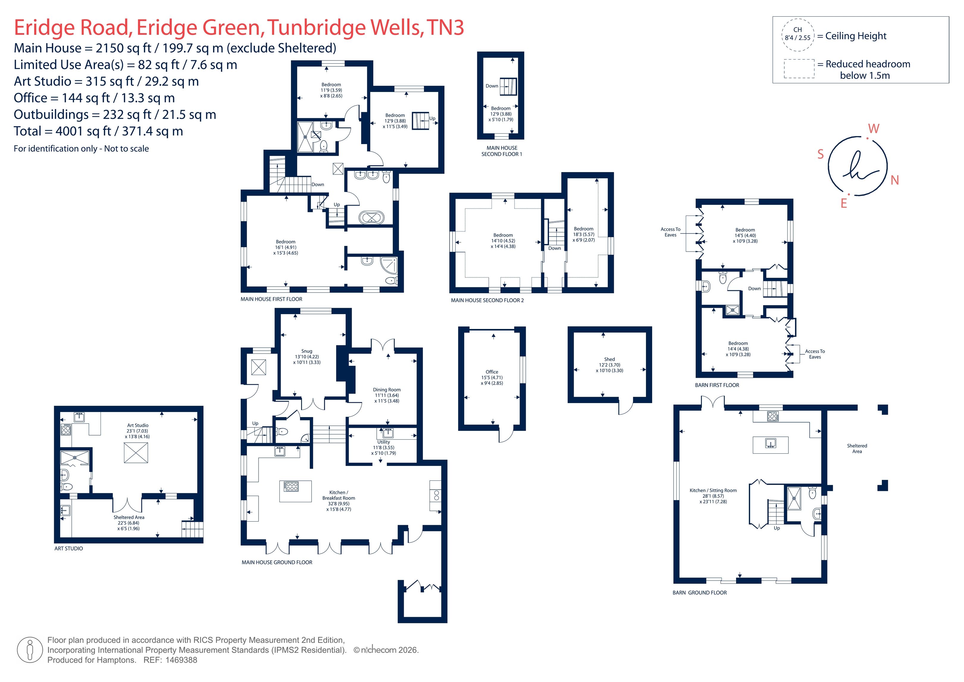 2 Warren Farm Cottage, Eridge Road, Tunbridge Wells floorplan