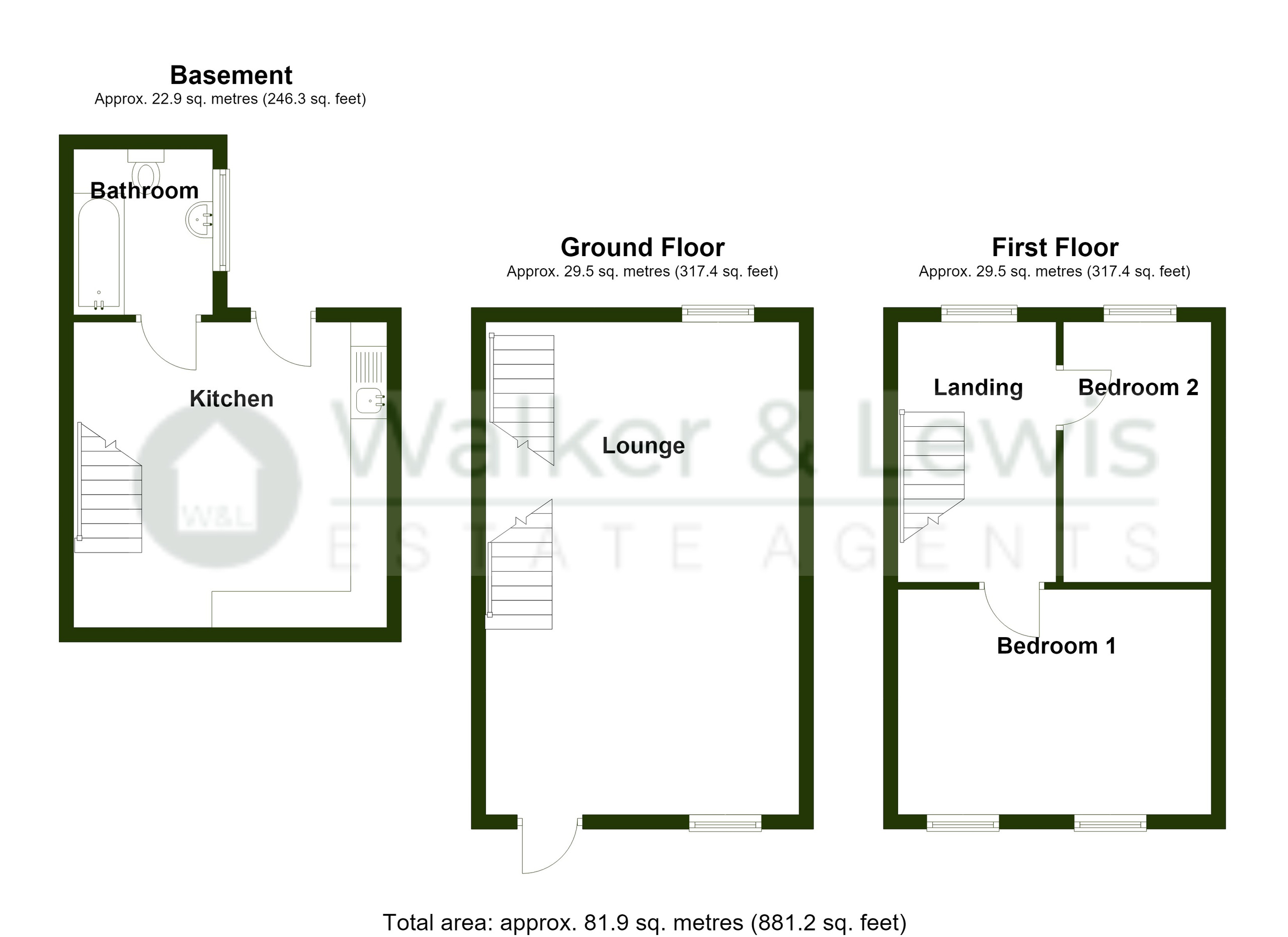6 Cross Thomas Street, Merthyr Tydfil floorplan