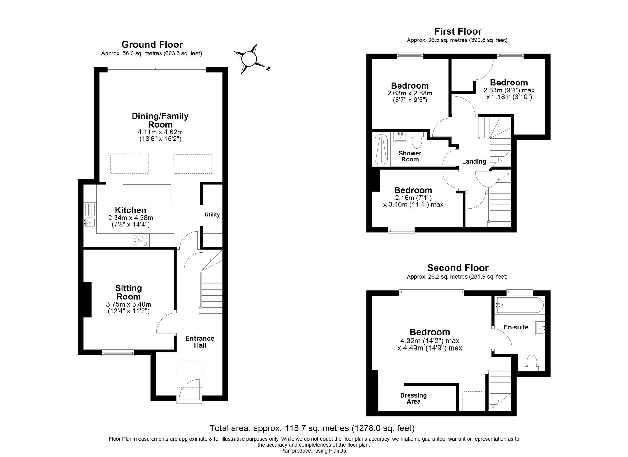 43 Sunnyside Road, Hitchin floorplan