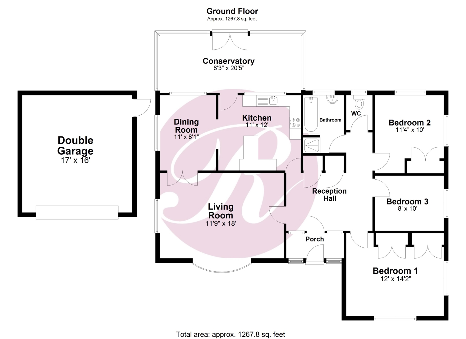 The Firs, Downs Road, Dover floorplan
