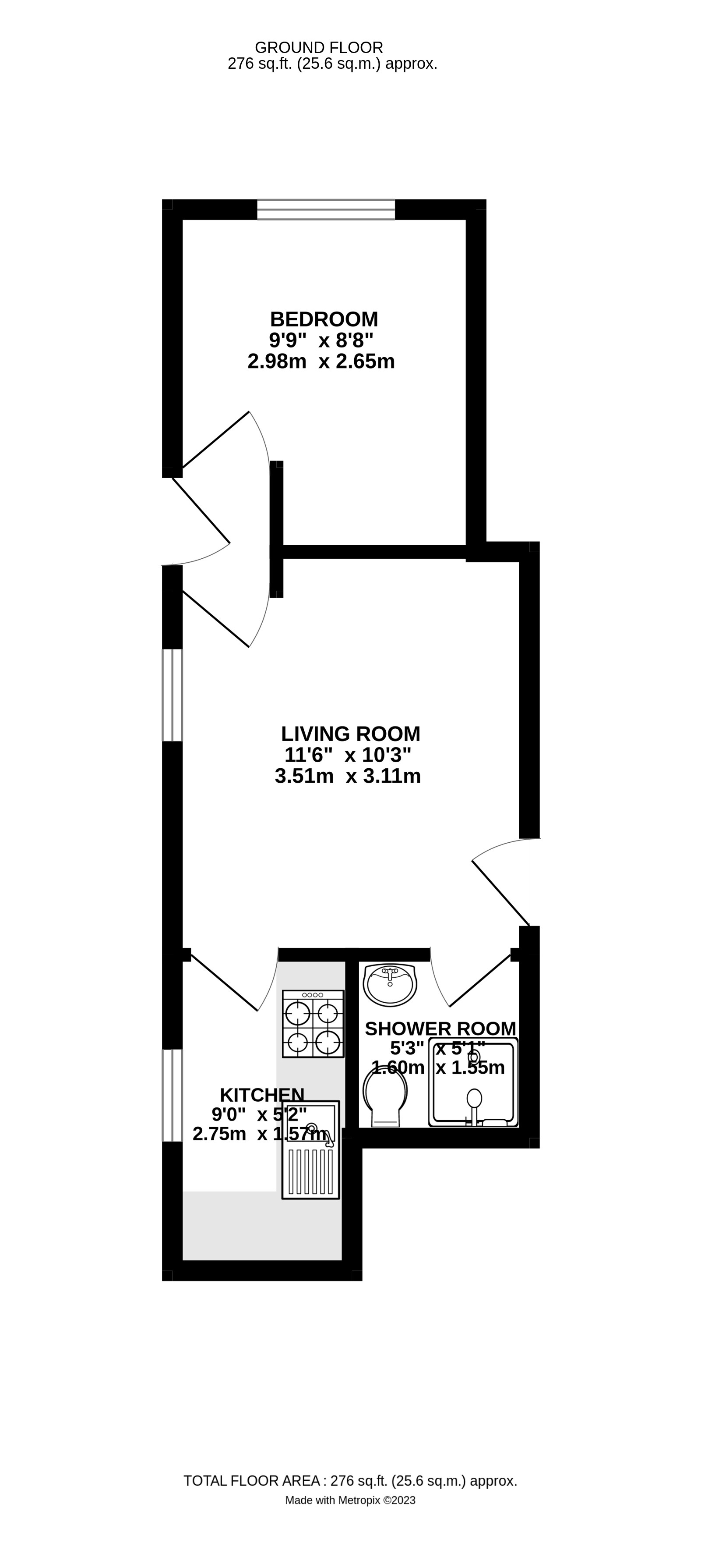 East Ham Road, Littlehampton, West Sussex BN17, 1 bedroom flat for sale
