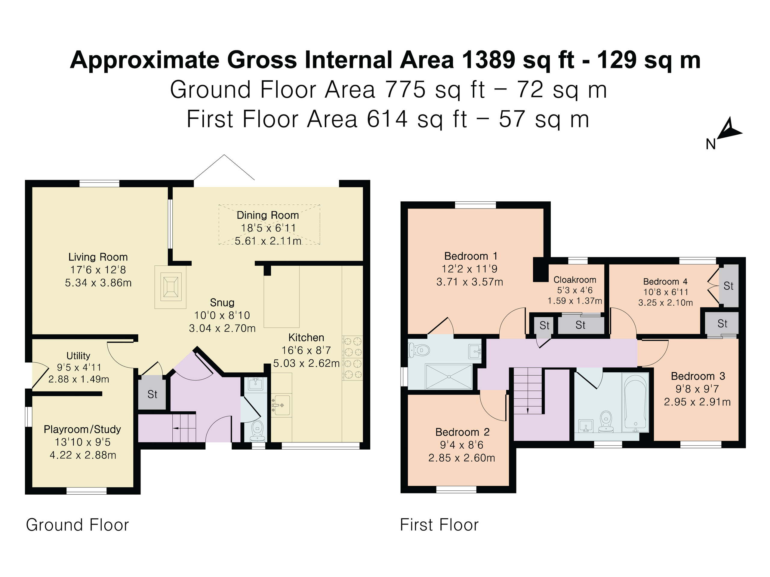 4 Willow Rise, Hereford floorplan